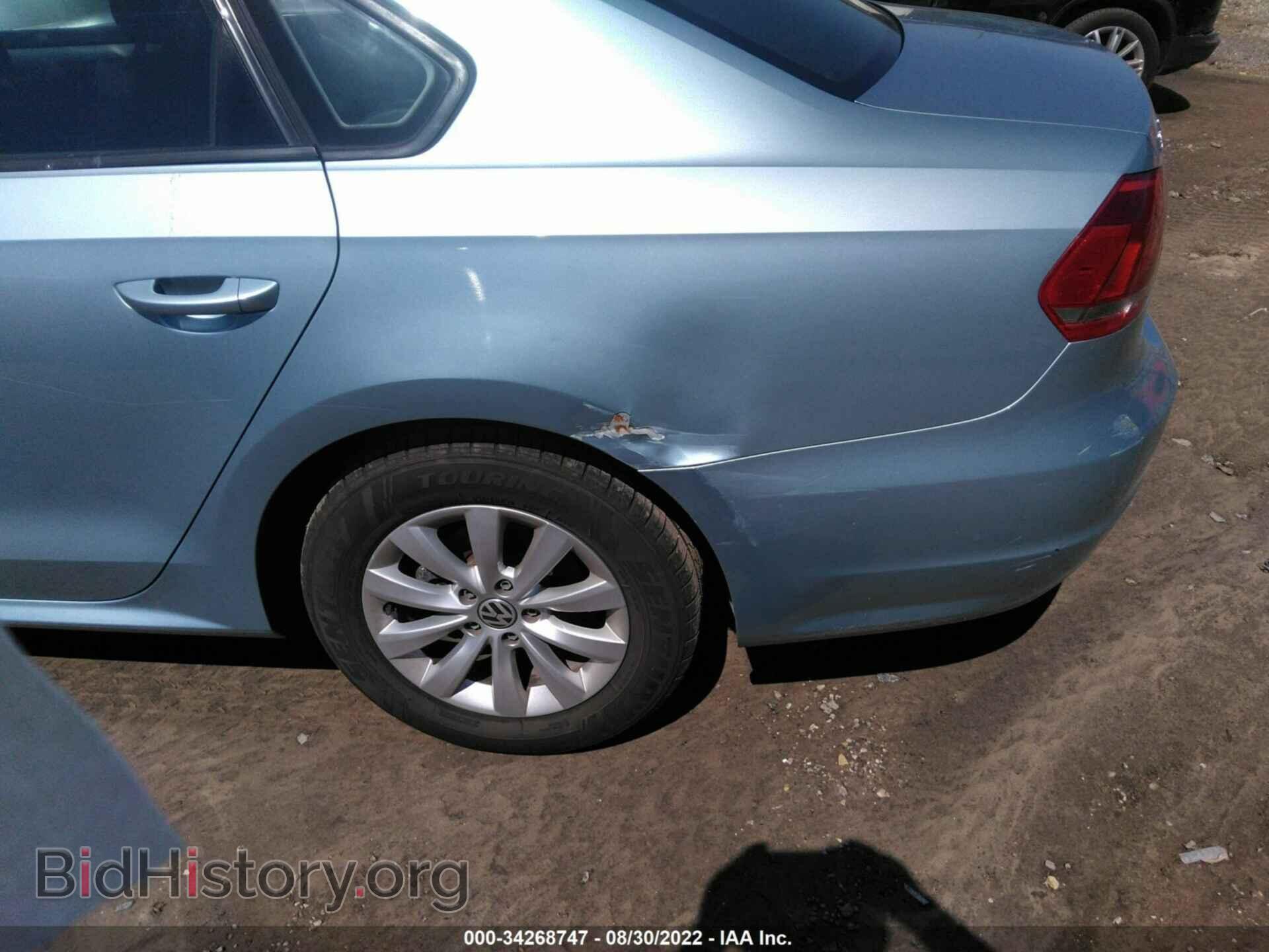 2012 VOLKSWAGEN PASSAT - VIN: 1VWAP7A36CC081538 - Фото 6