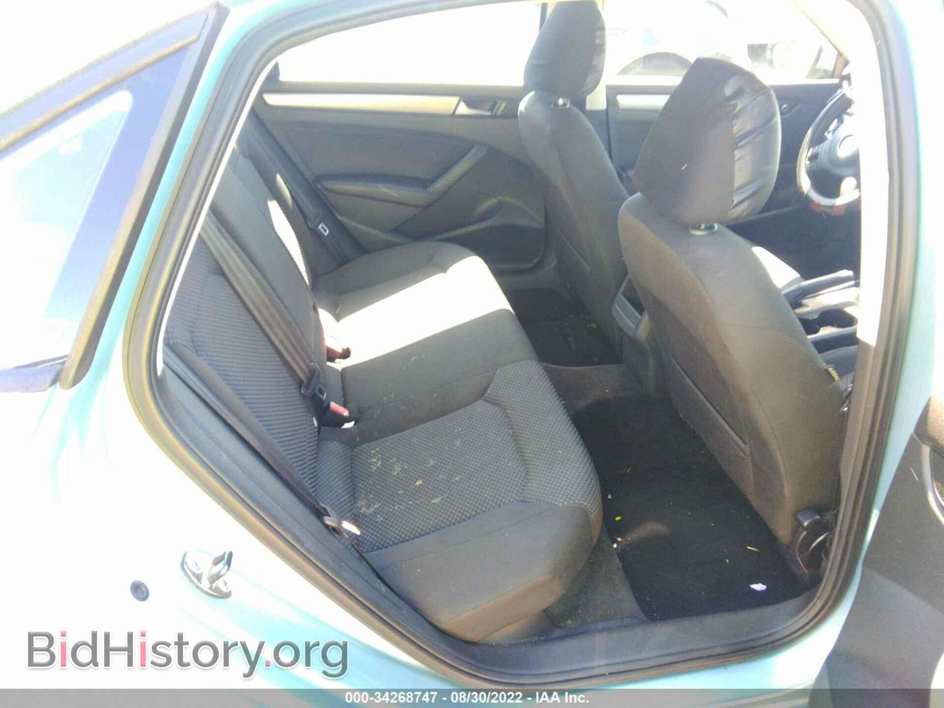 2012 VOLKSWAGEN PASSAT - VIN: 1VWAP7A36CC081538 - Фото 8