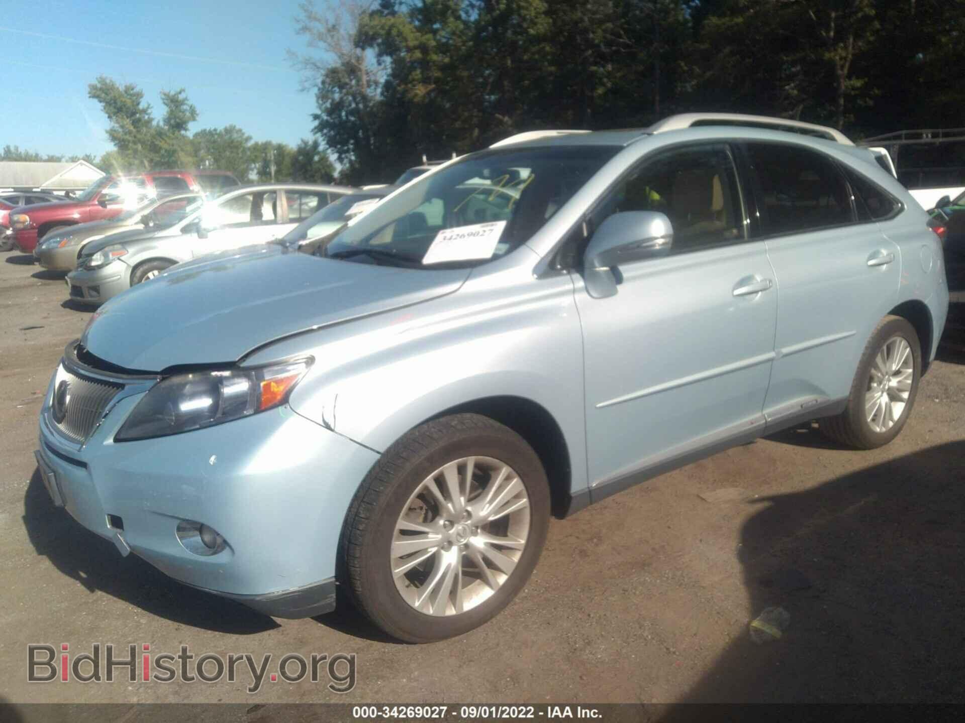 2010 LEXUS RX 450H - VIN: JTJBC1BA1A2009319 - Фото 2
