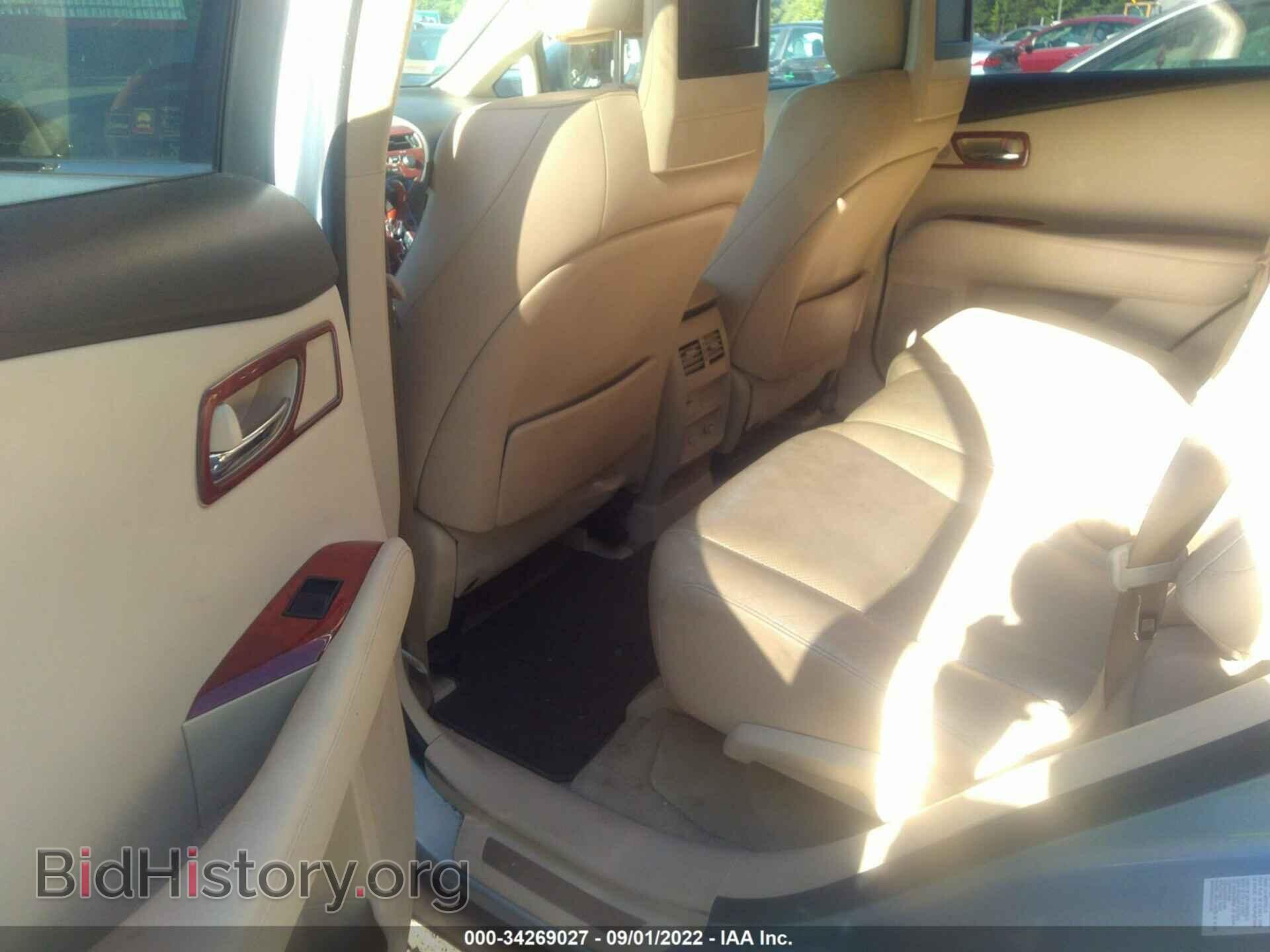 2010 LEXUS RX 450H - VIN: JTJBC1BA1A2009319 - Фото 8