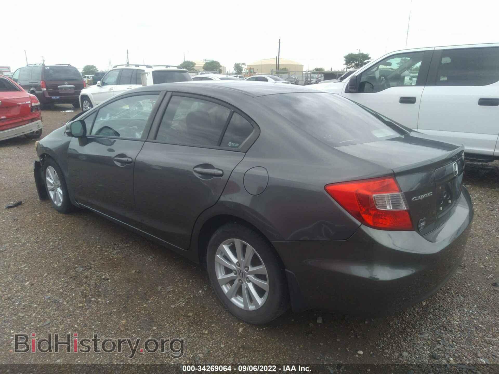 2012 HONDA CIVIC SDN - VIN: 2HGFB2F8XCH500410 - Фото 3