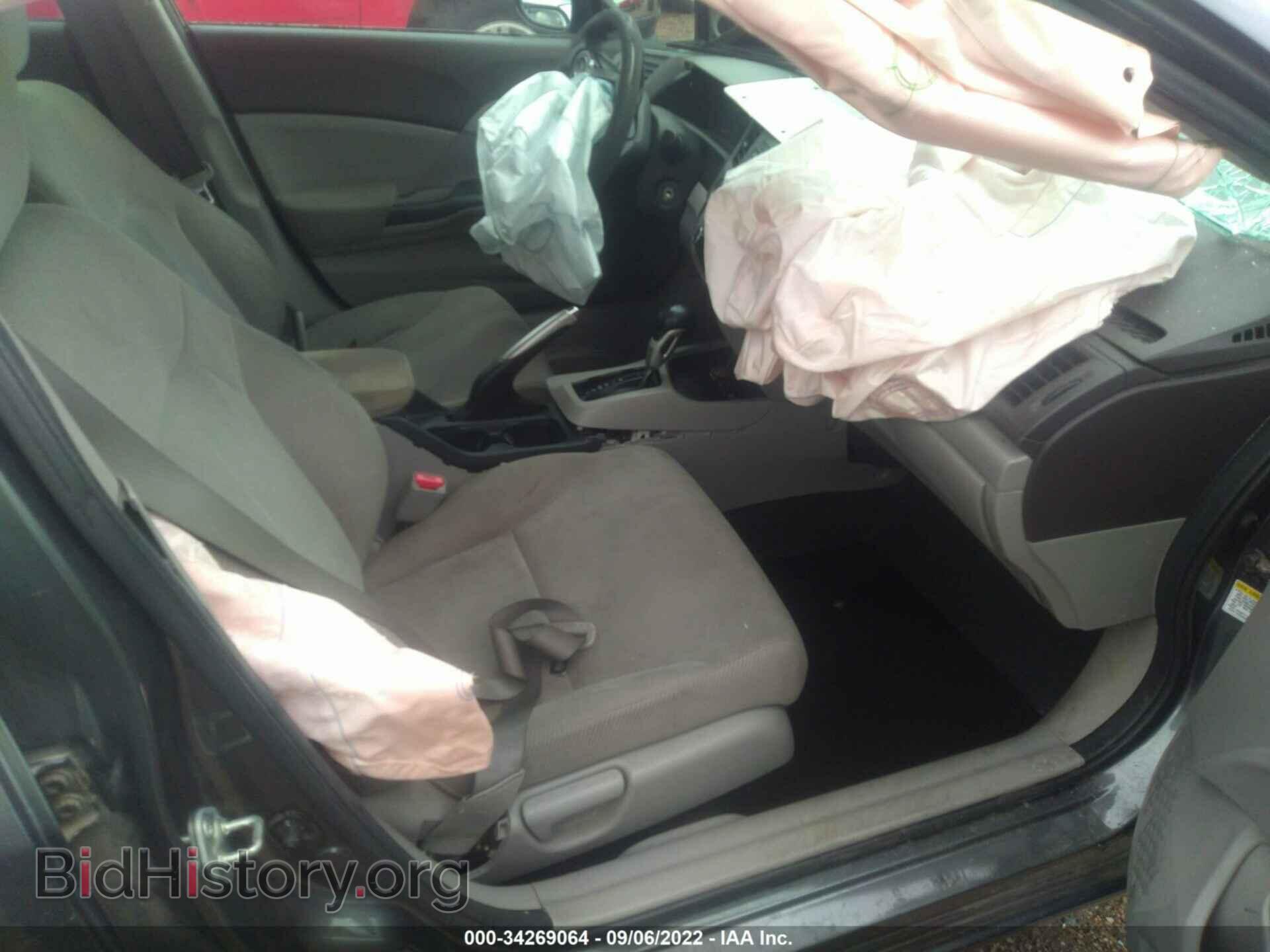 2012 HONDA CIVIC SDN - VIN: 2HGFB2F8XCH500410 - Фото 5