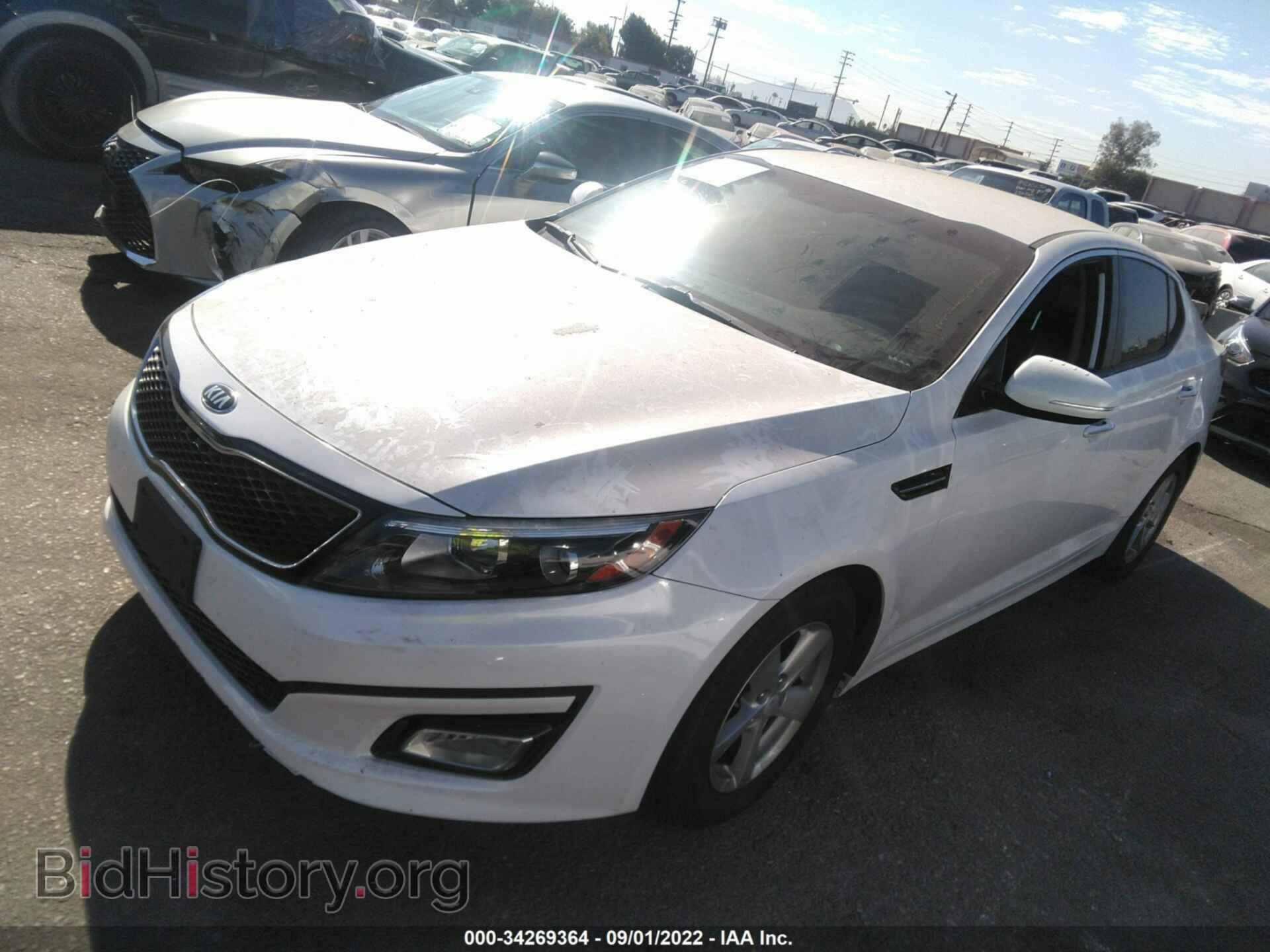 2015 KIA OPTIMA - VIN: KNAGM4A77F5601842 - Фото 2