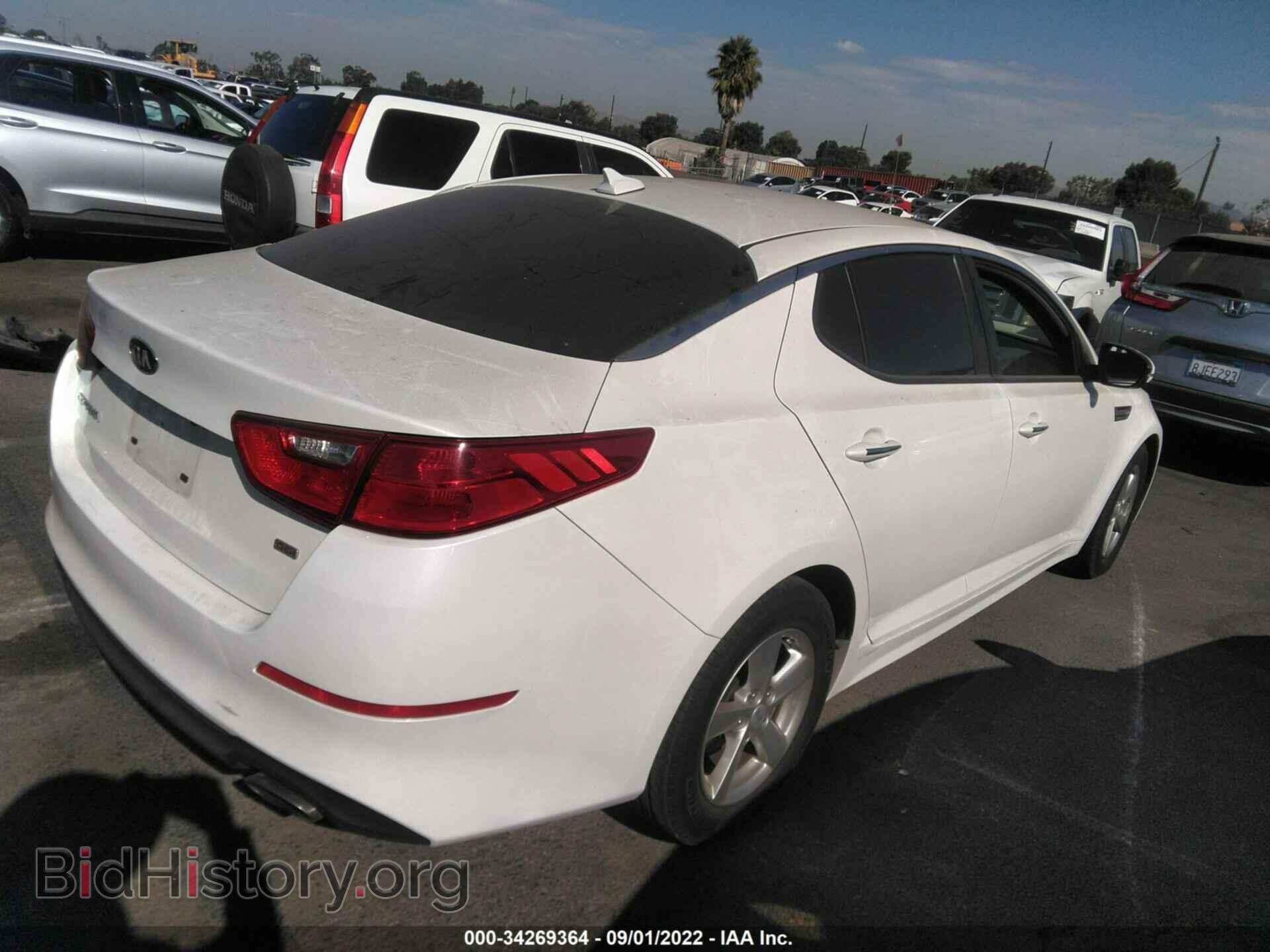 2015 KIA OPTIMA - VIN: KNAGM4A77F5601842 - Фото 4