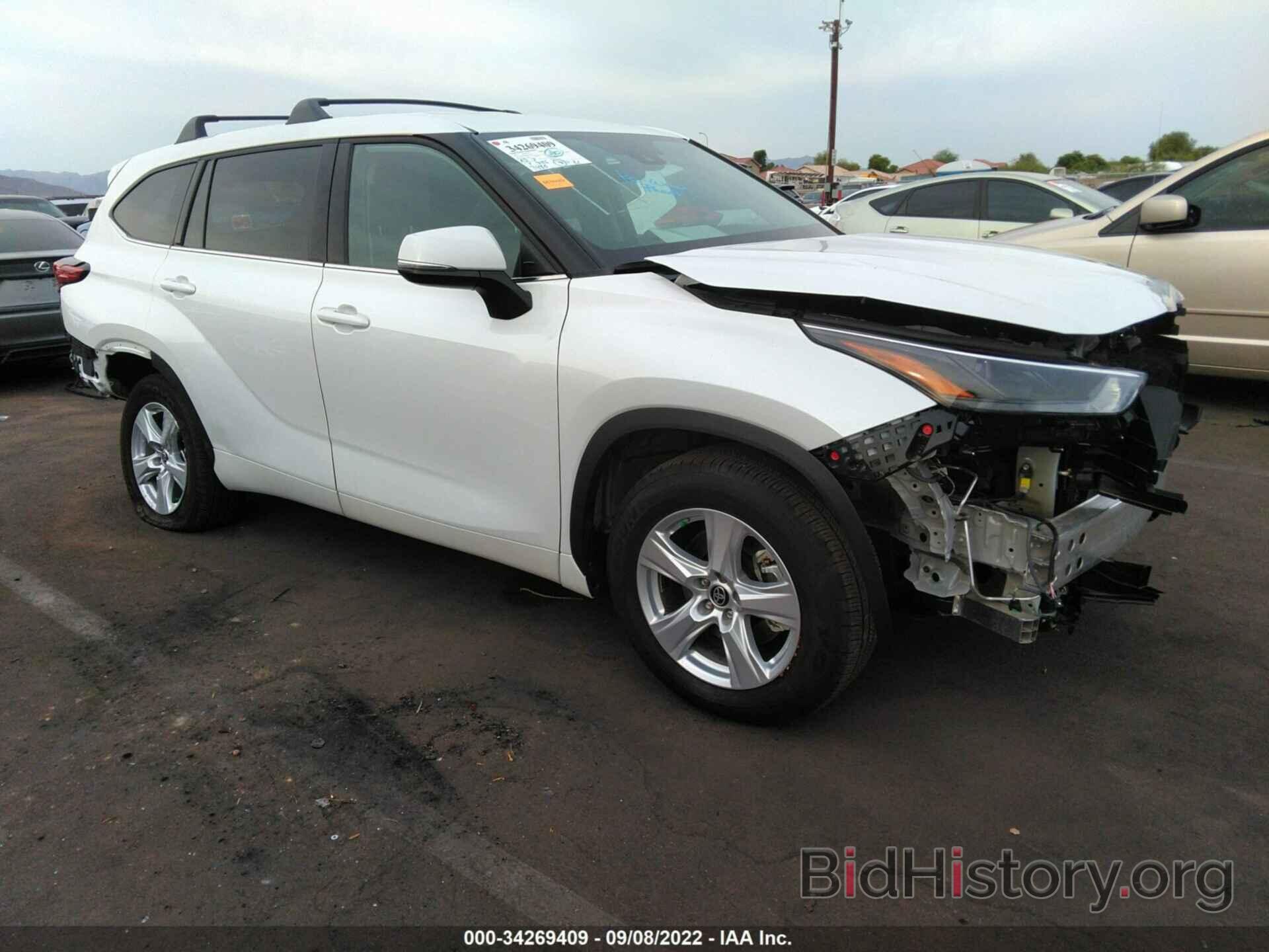 Photo 5TDZZRAH6NS538776 - TOYOTA HIGHLANDER 2022