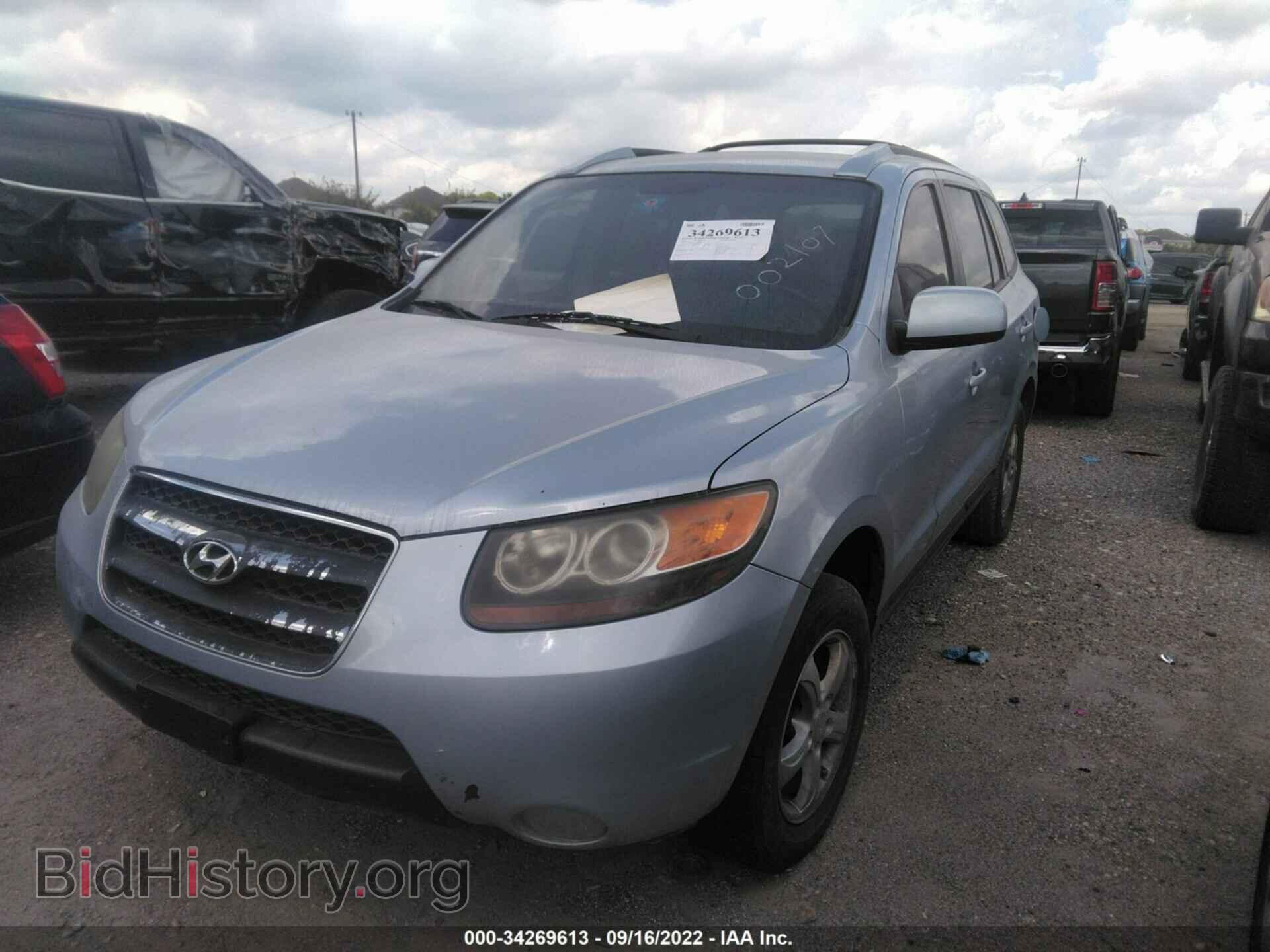 2007 HYUNDAI SANTA FE - VIN: 5NMSG13D07H002107 - Фото 2