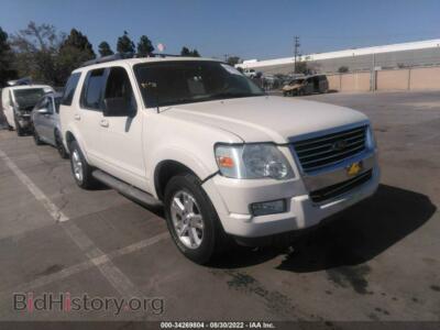 2010 Ford EXPLORER XLT, белый — VIN 1FMEU6DE4AUA05209, IAAI