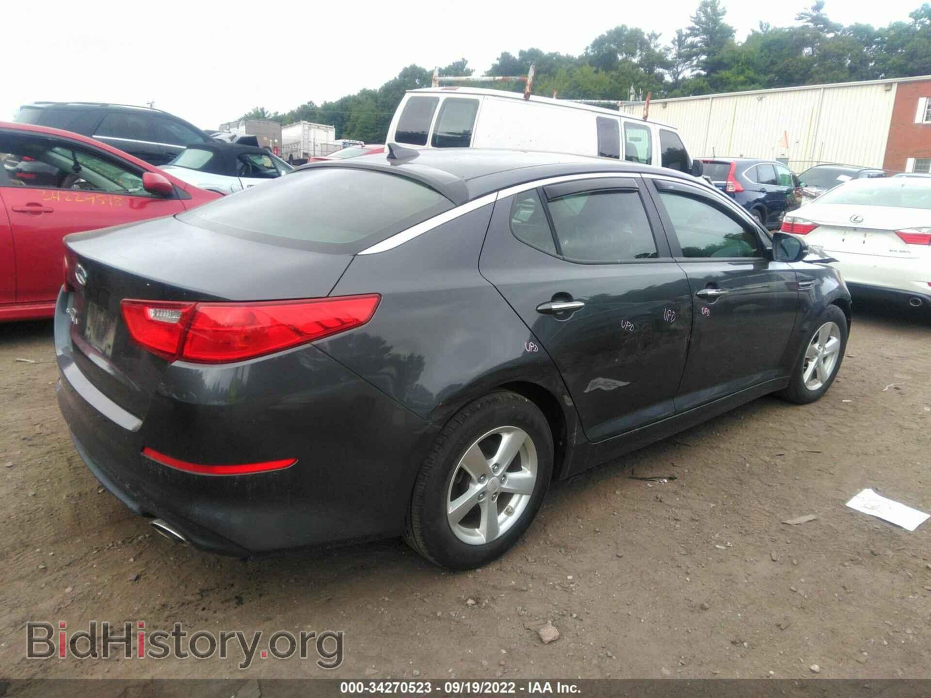 2015 KIA OPTIMA - VIN: KNAGM4A76F5627381 - Фото 4
