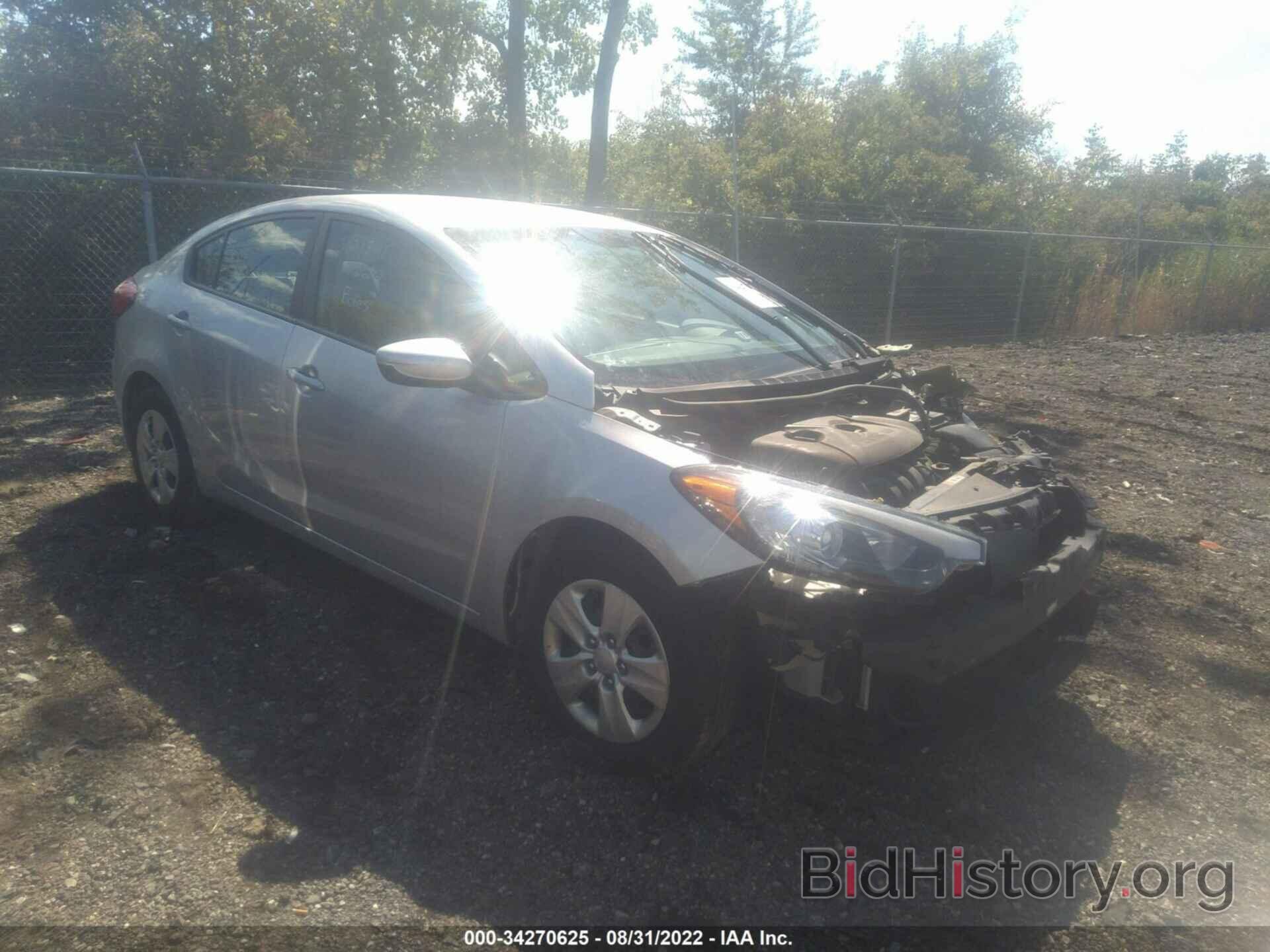 Photo KNAFK4A60F5411812 - KIA FORTE 2015