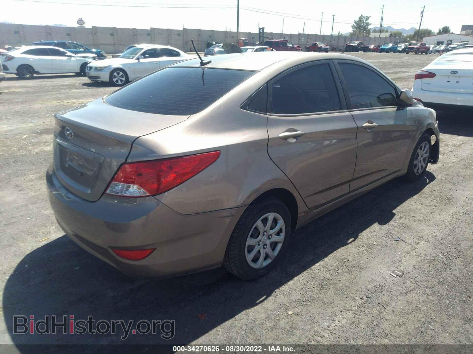 2014 HYUNDAI ACCENT - VIN: KMHCT4AEXEU630111 - Фото 4