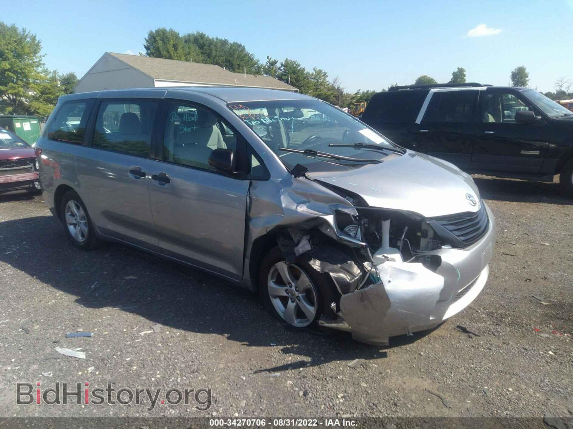 Photo 5TDZZ3DC3HS851883 - TOYOTA SIENNA 2017