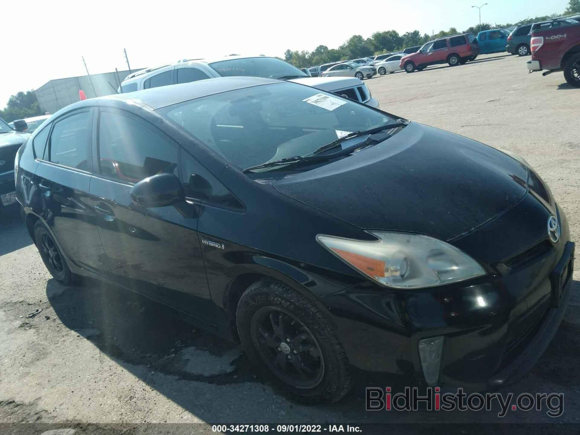 Photo JTDKN3DU9C1547257 - TOYOTA PRIUS 2012