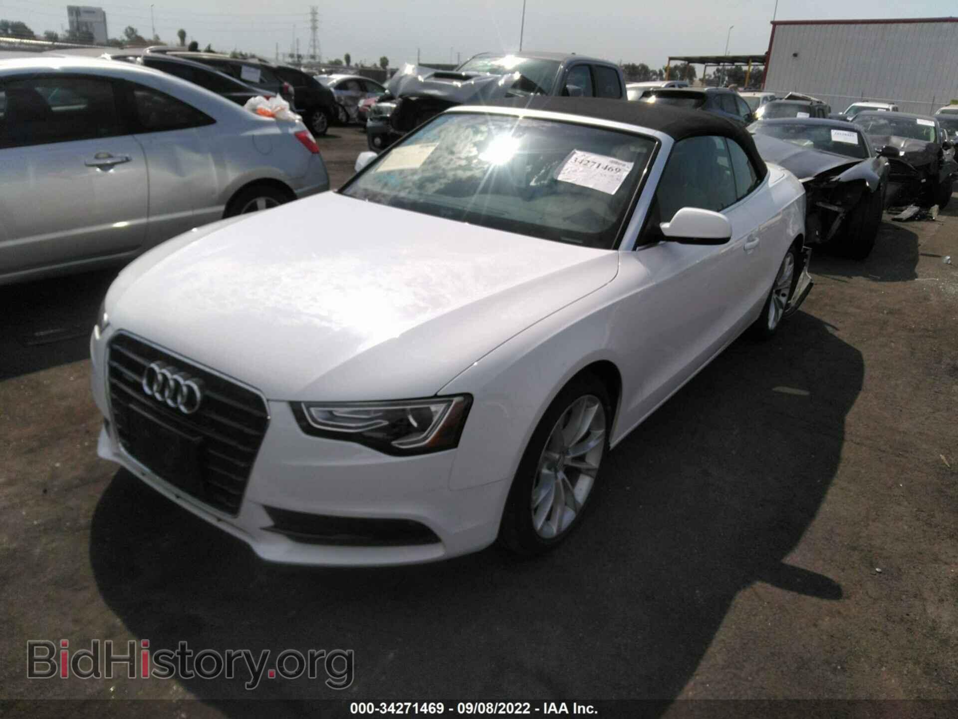 2014 AUDI A5 - VIN: WAUCFAFH3EN008132 - Фото 2