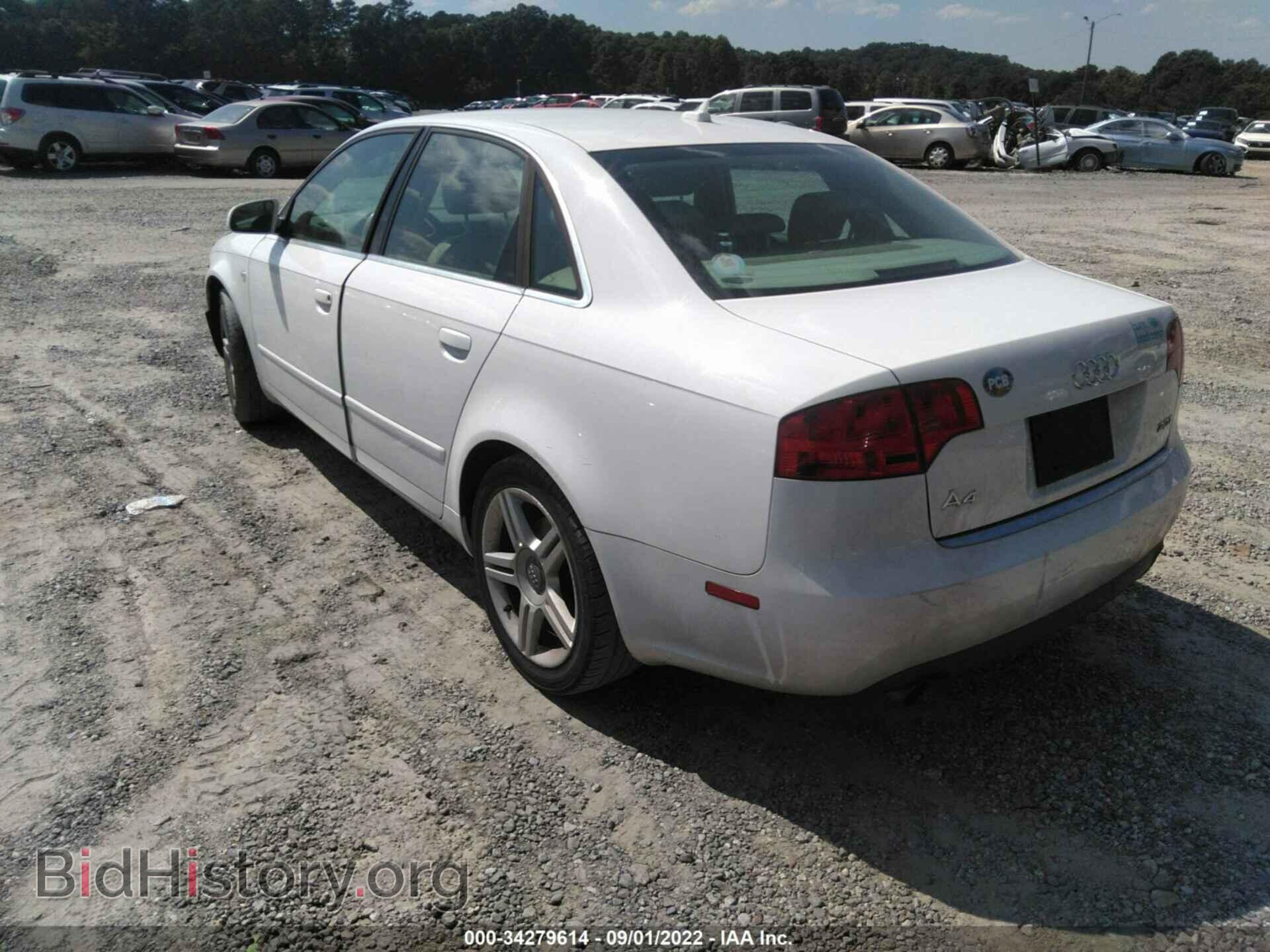 2007 AUDI A4 - VIN: WAUAF78E57A083194 - Фото 3