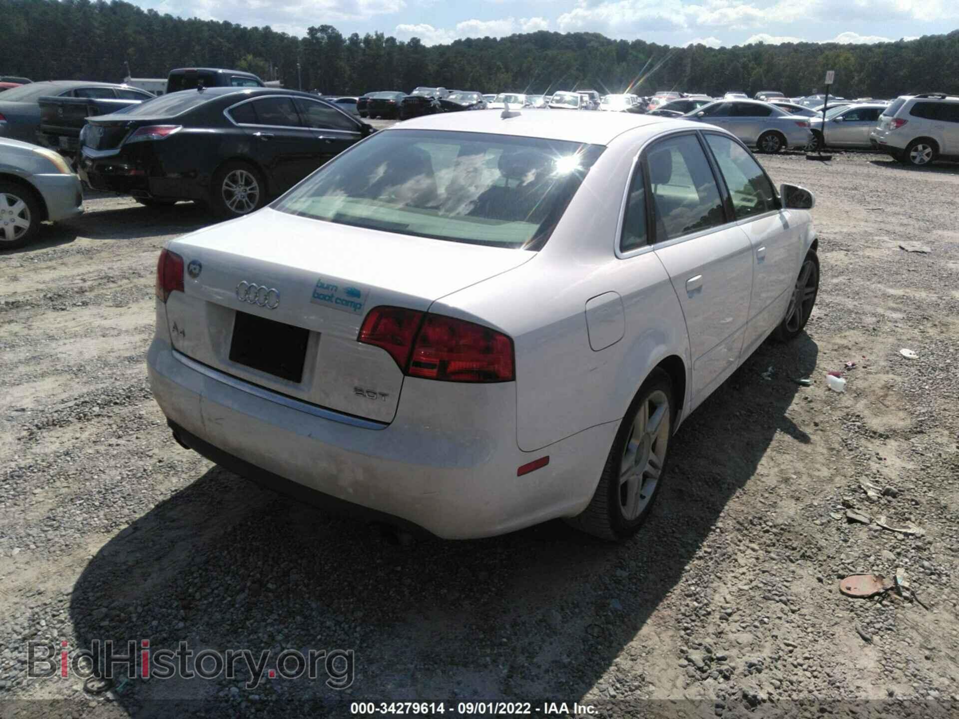 2007 AUDI A4 - VIN: WAUAF78E57A083194 - Фото 4