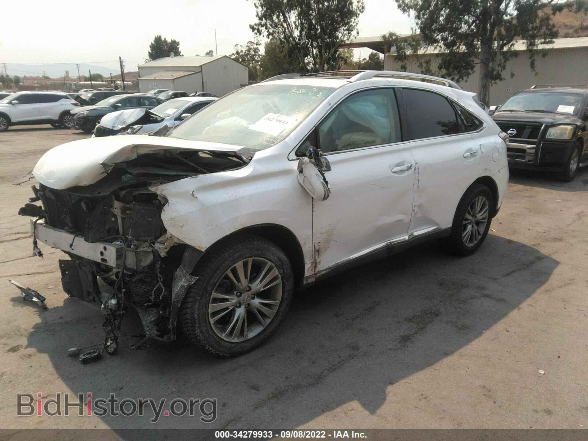 2013 LEXUS RX 350 - VIN: 2T2ZK1BA2DC094385 - Фото 2