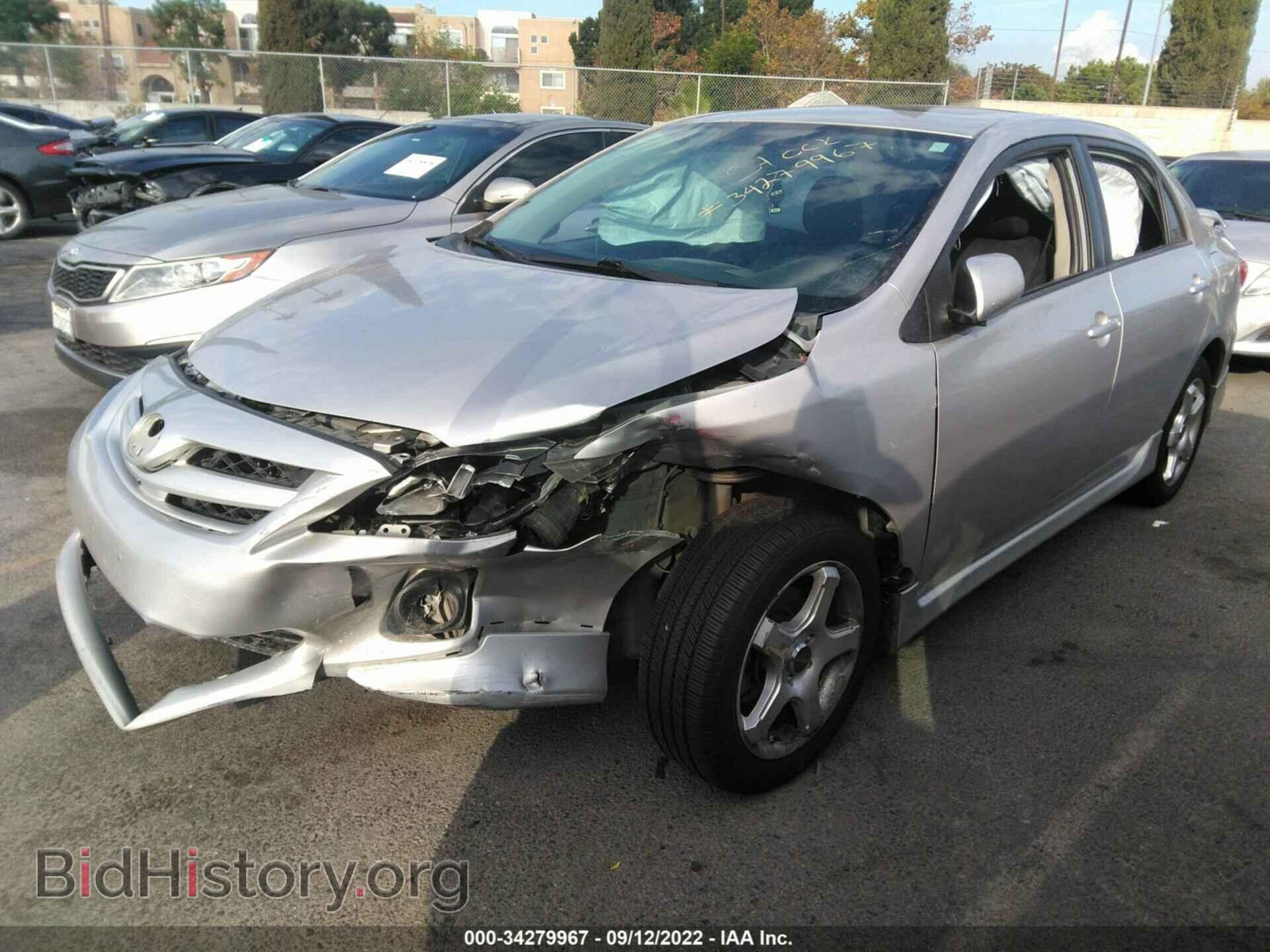2011 TOYOTA COROLLA - VIN: 2T1BU4EE8BC749727 - Фото 2