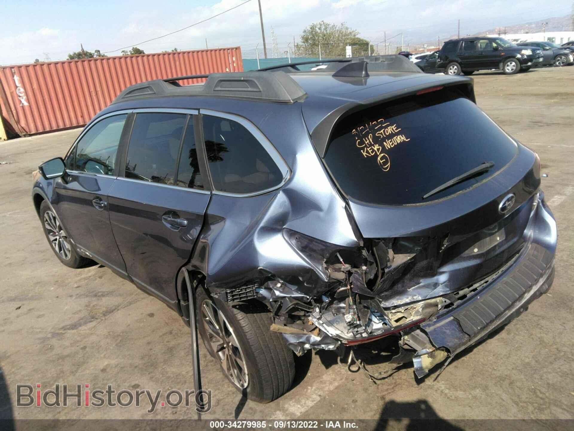2017 SUBARU OUTBACK - VIN: 4S4BSANC1H3438219 - Фото 3