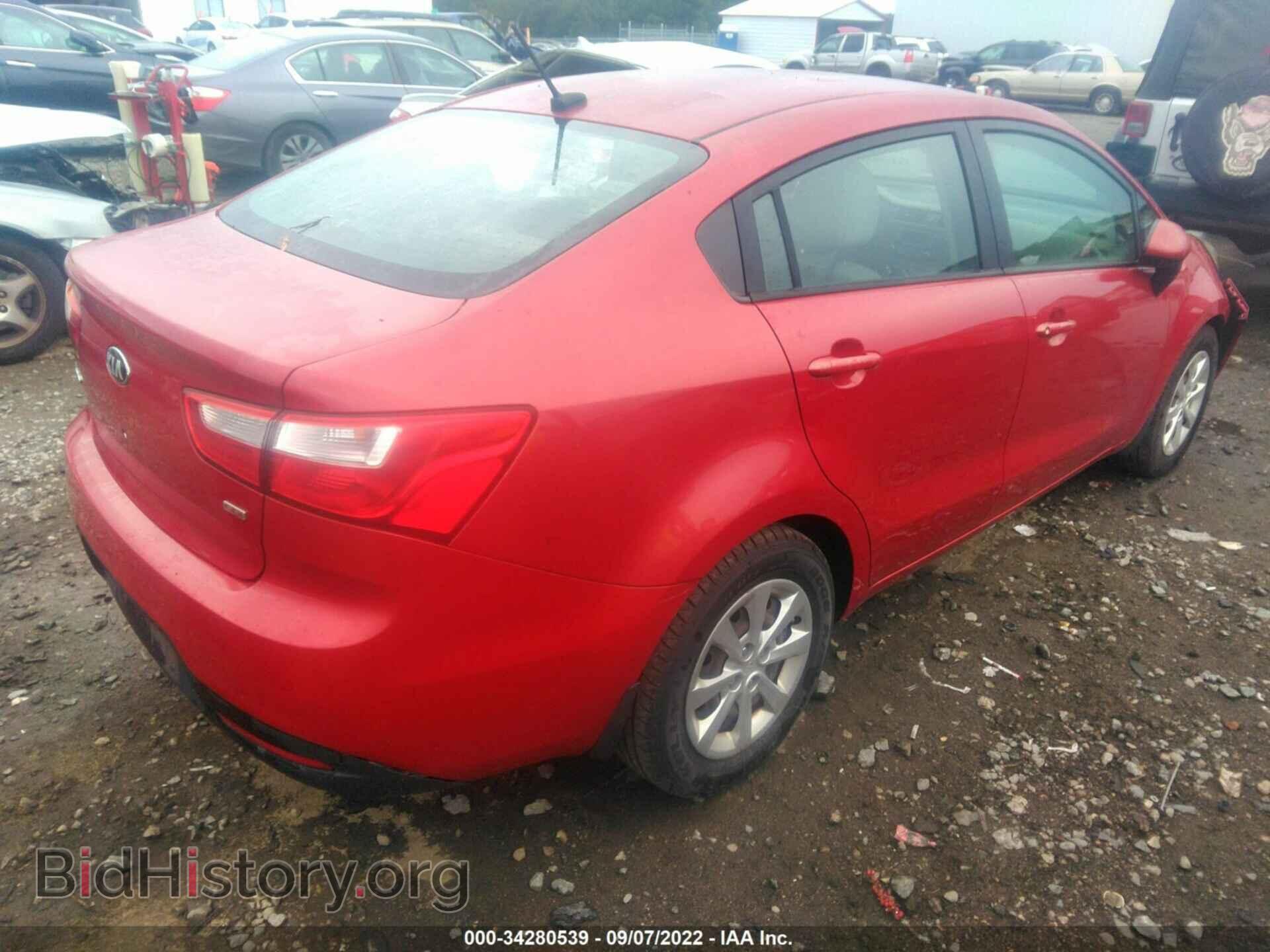 2015 KIA RIO - VIN: KNADM4A37F6528112 - Фото 4