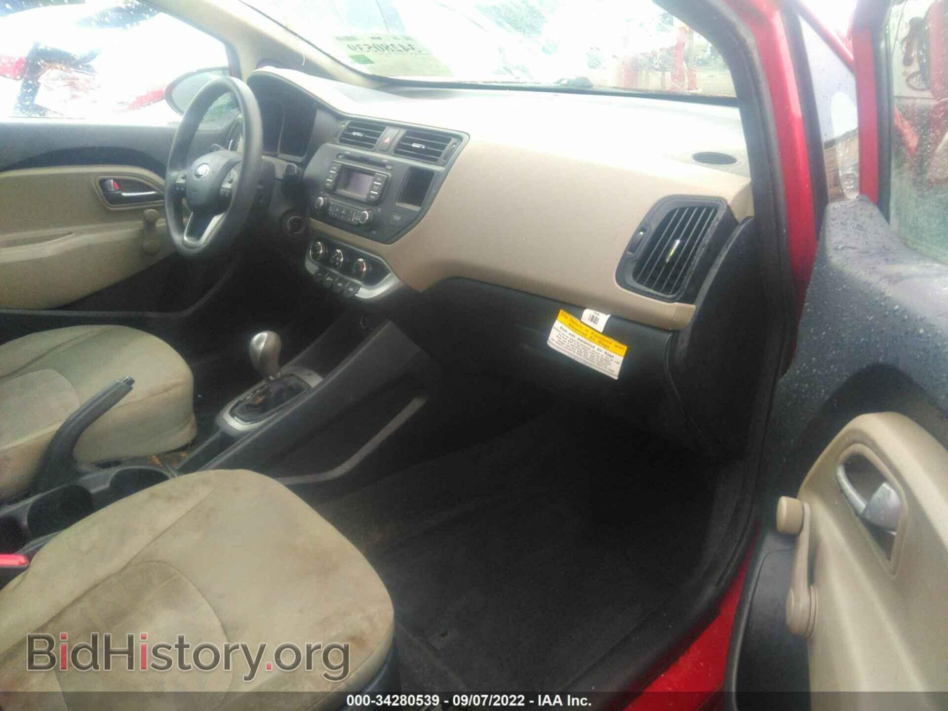 2015 KIA RIO - VIN: KNADM4A37F6528112 - Фото 5