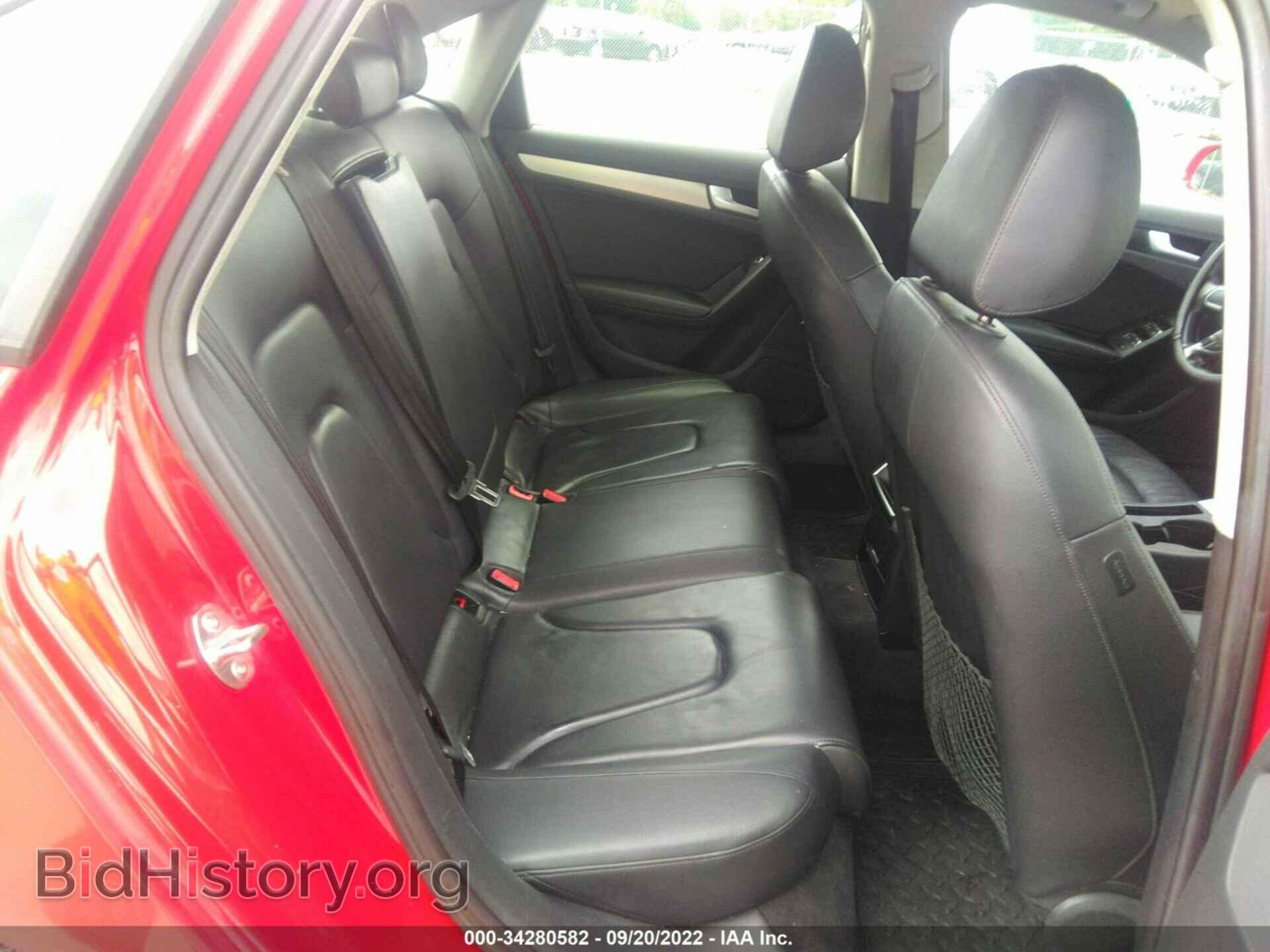2013 AUDI A4 - VIN: WAUBFAFL8DN043053 - Photo 8