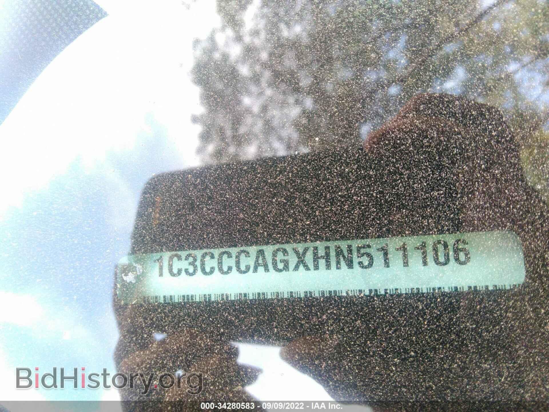 2017 CHRYSLER 200 - VIN: 1C3CCCAGXHN511106 - Фото 9