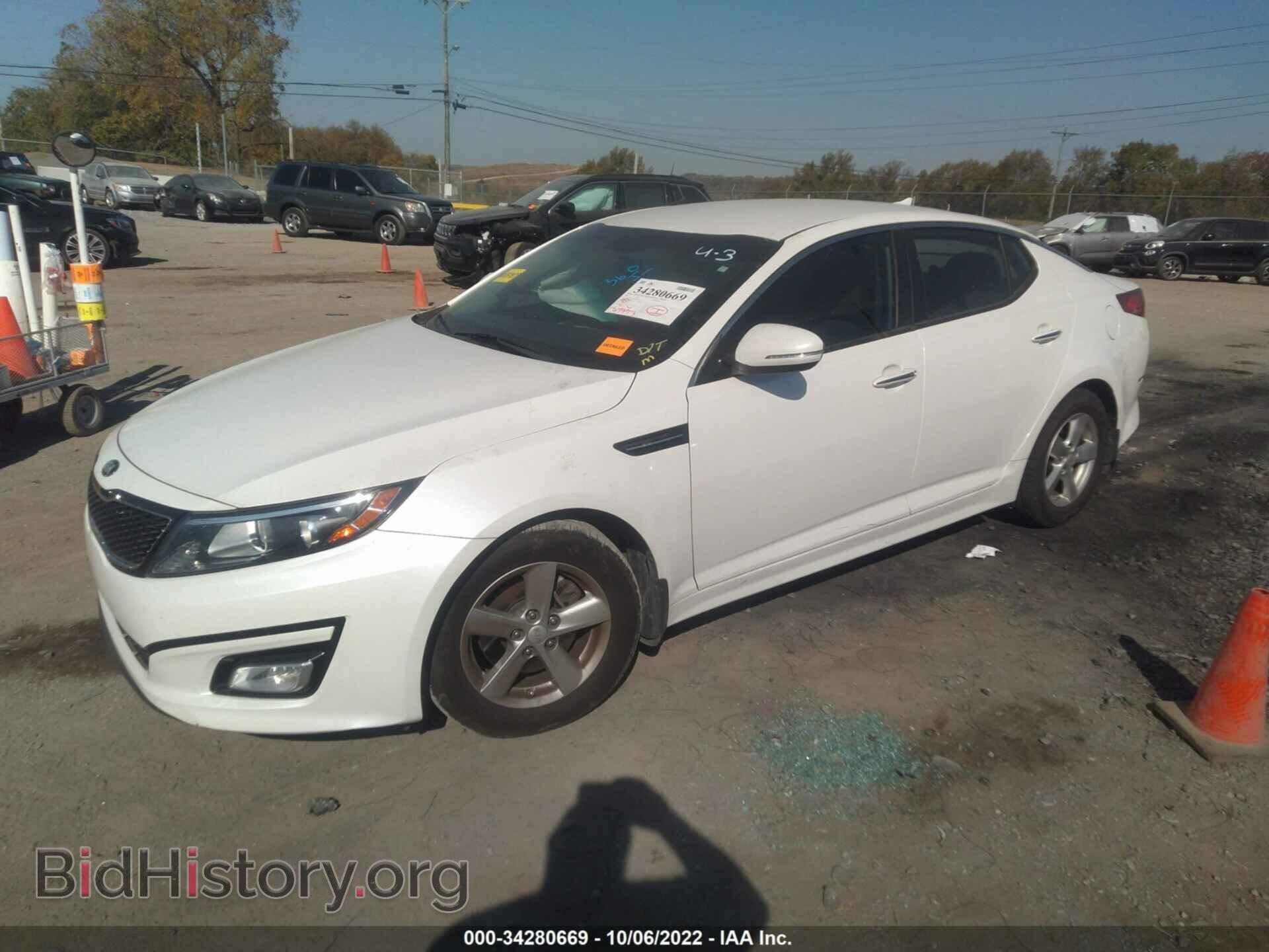 2015 KIA OPTIMA - VIN: KNAGM4A70F5607675 - Фото 2