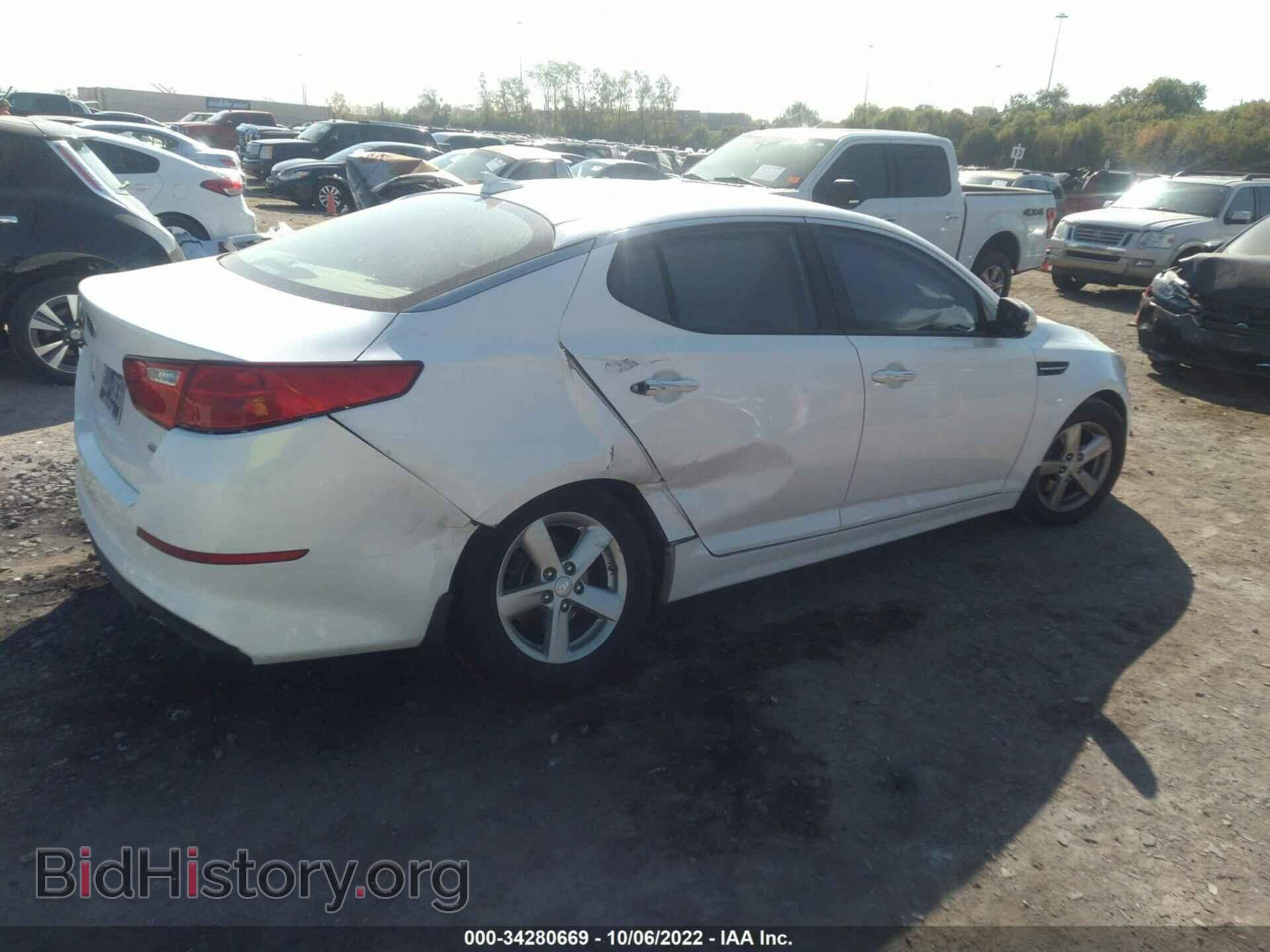 2015 KIA OPTIMA - VIN: KNAGM4A70F5607675 - Фото 4