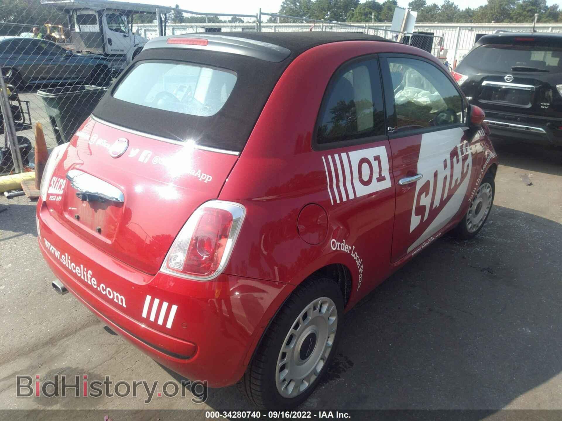 2015 FIAT 500C - VIN: 3C3CFFDR8FT582212 - Фото 4