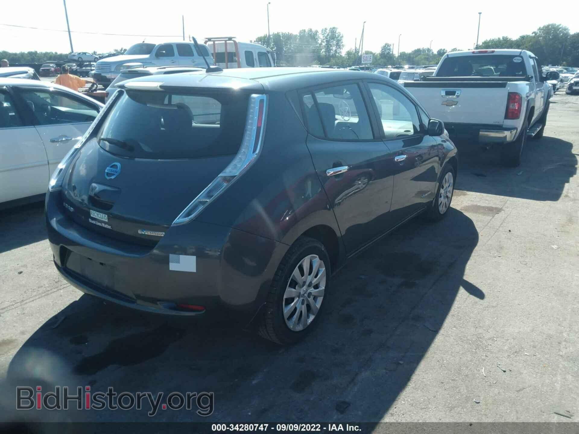 2013 NISSAN LEAF - VIN: 1N4AZ0CP8DC422109 - Фото 4