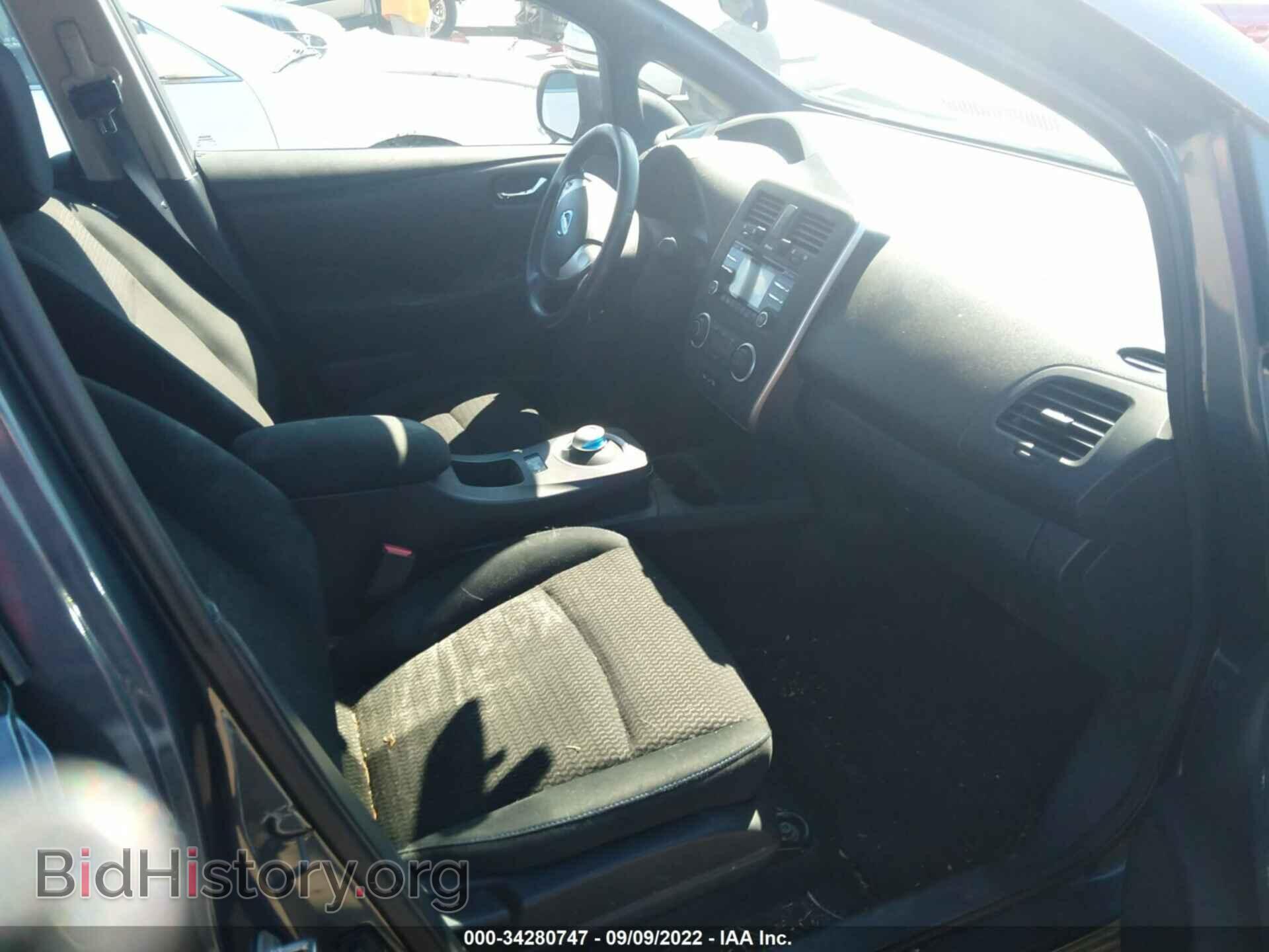 2013 NISSAN LEAF - VIN: 1N4AZ0CP8DC422109 - Фото 5