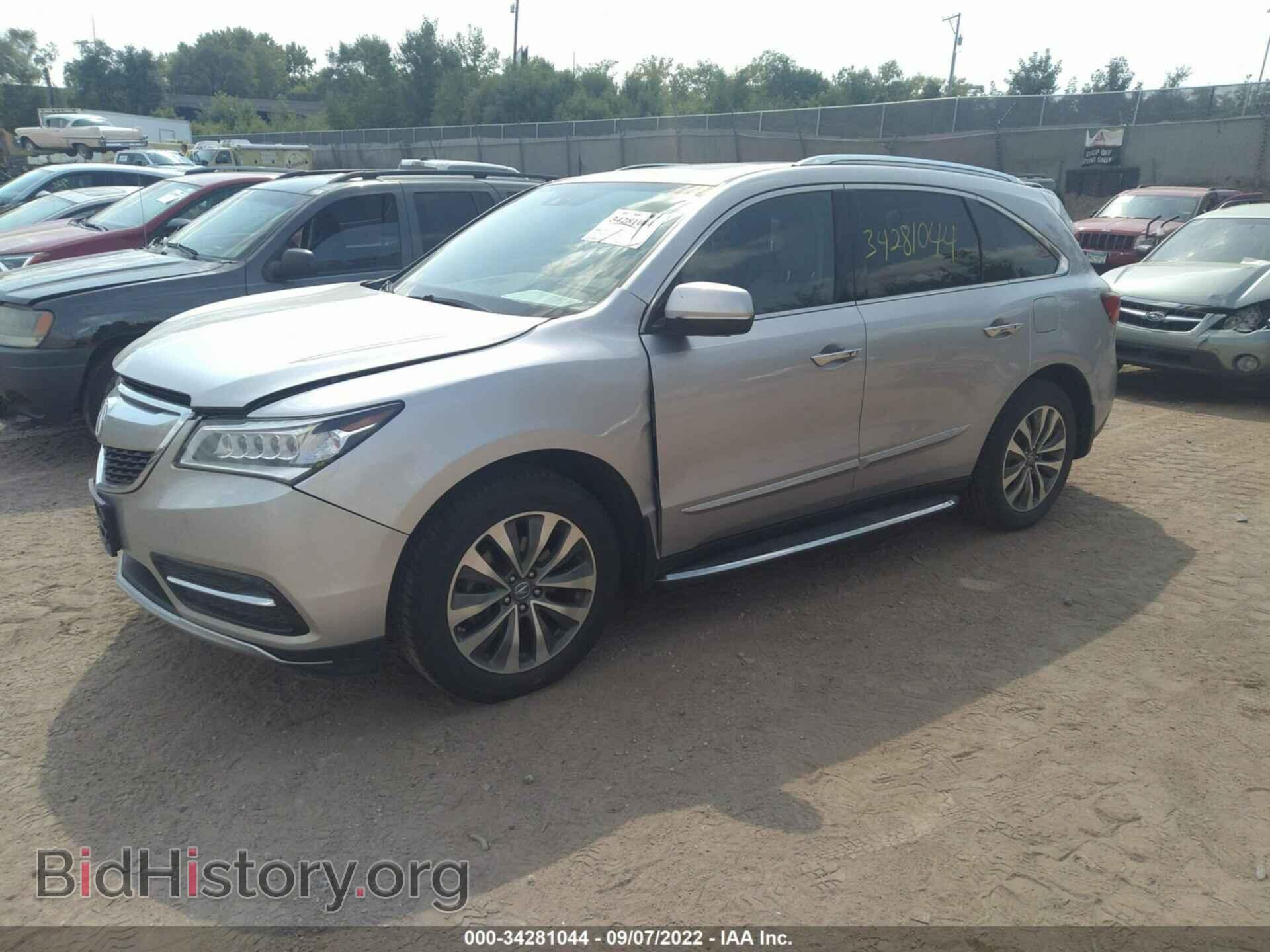 2014 ACURA MDX - VIN: 5FRYD4H4XEB008264 - Photo 2