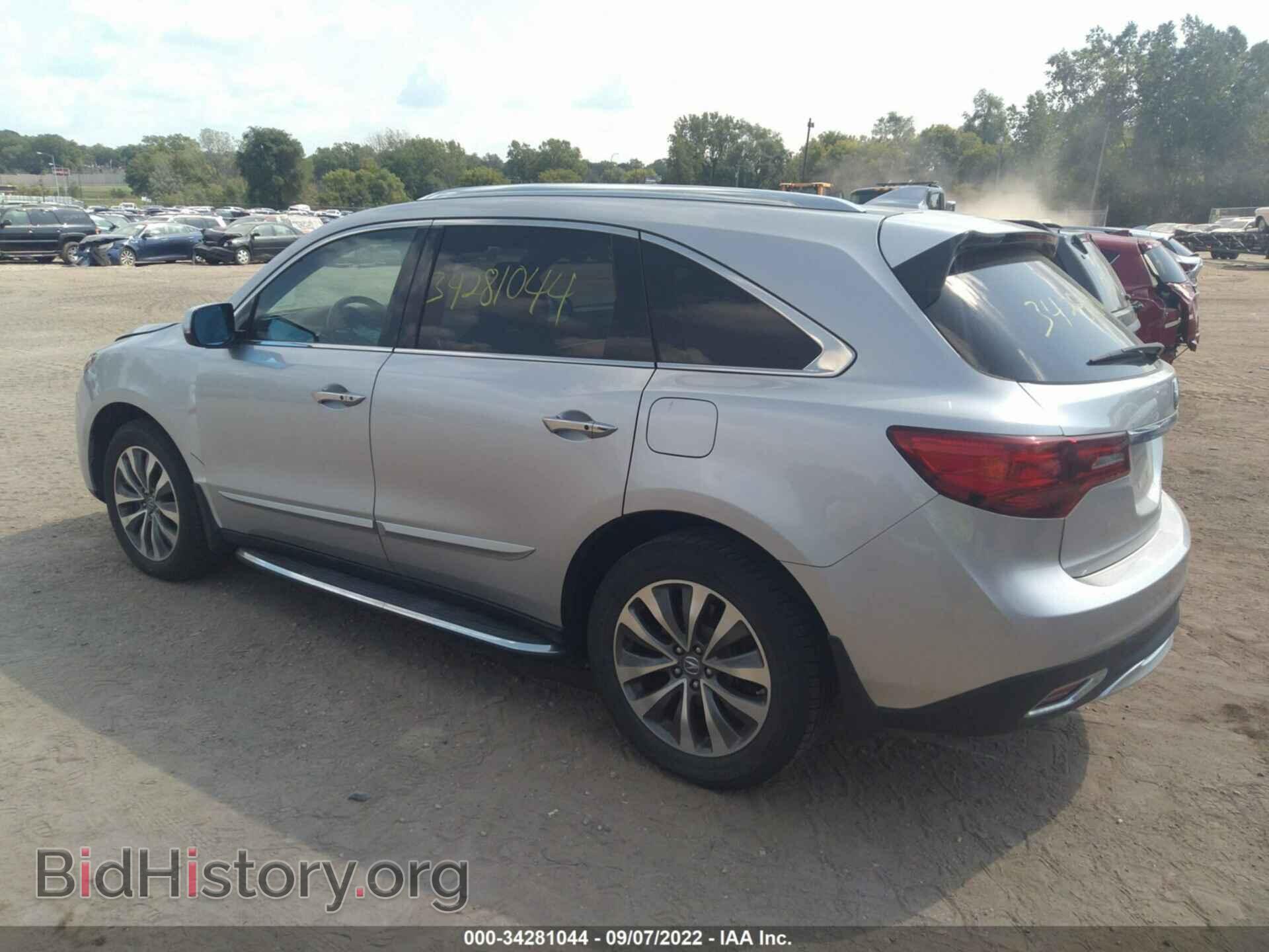 2014 ACURA MDX - VIN: 5FRYD4H4XEB008264 - Photo 3