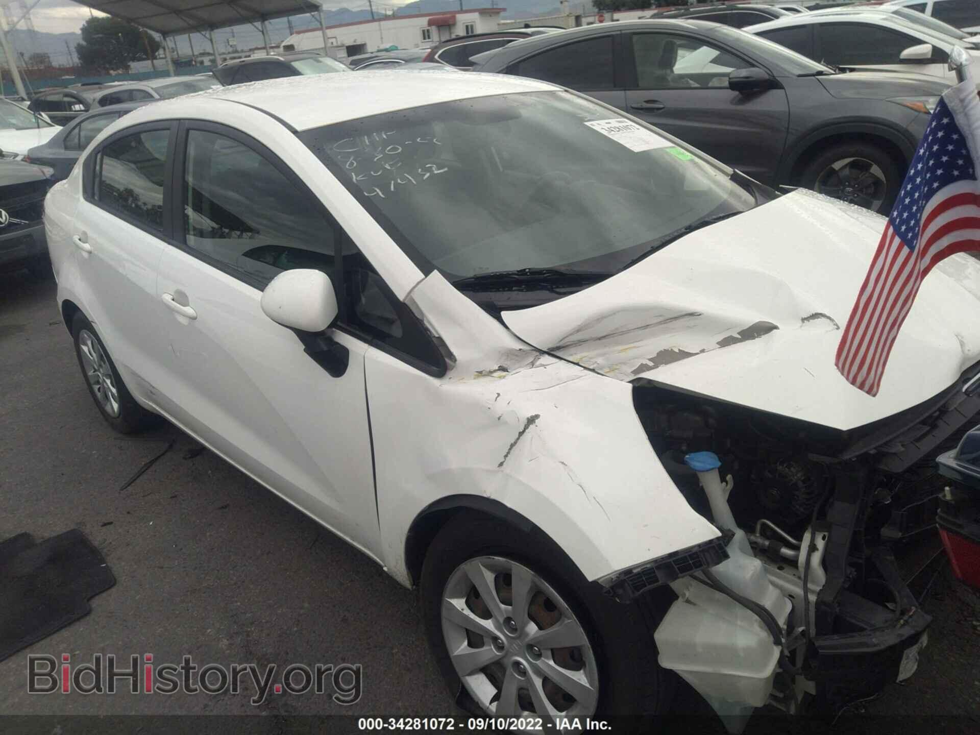 Фотография KNADM4A36E6408848 - KIA RIO 2014