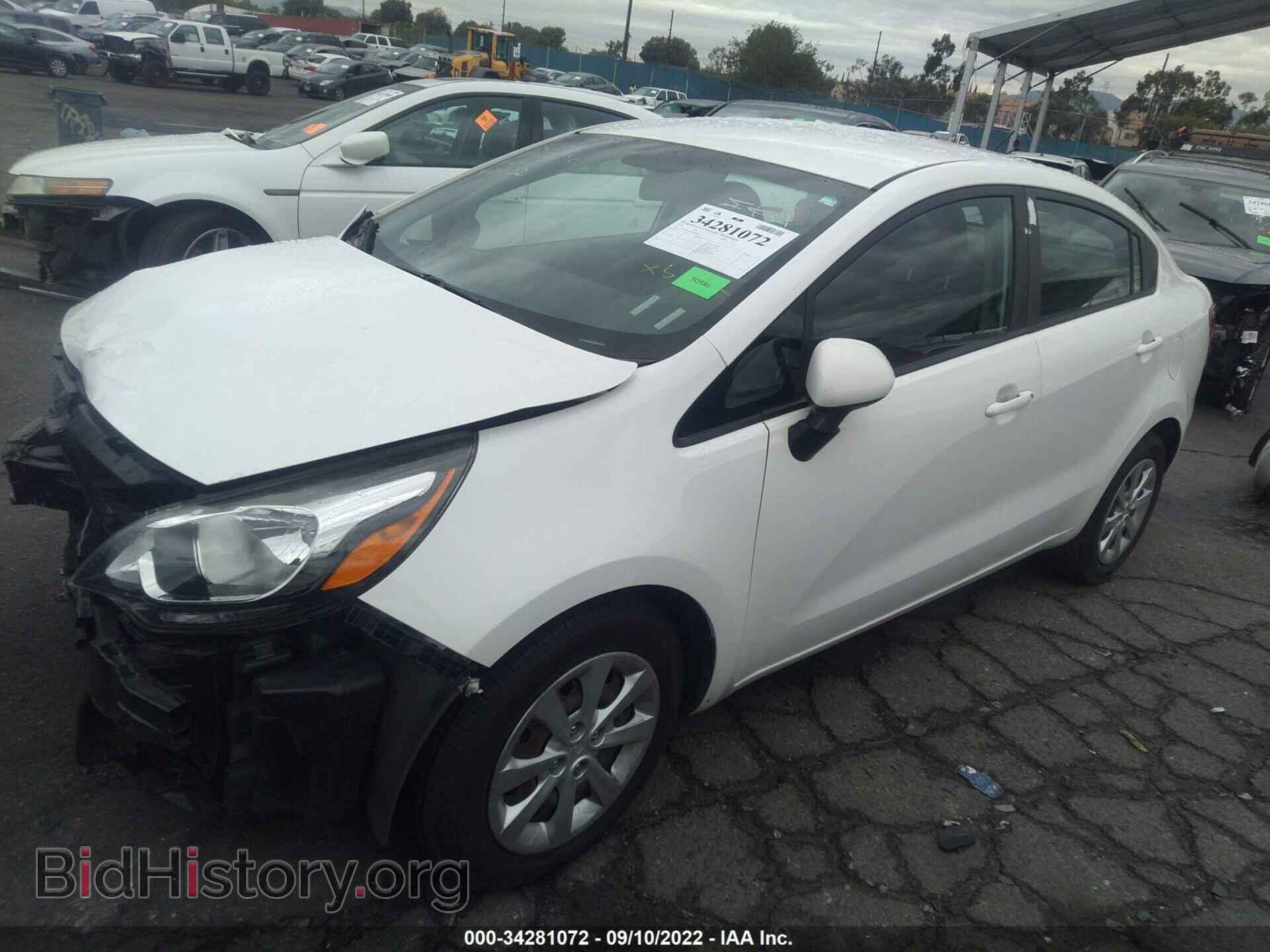 2014 KIA RIO - VIN: KNADM4A36E6408848 - Фото 2