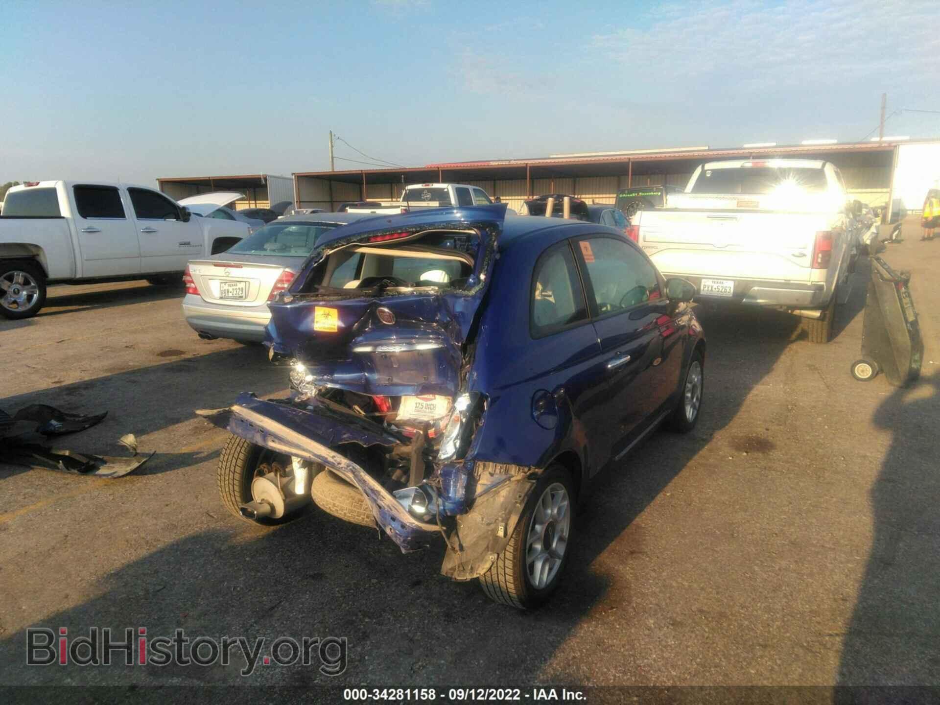 2012 FIAT 500 - VIN: 3C3CFFAR2CT385066 - Photo 4