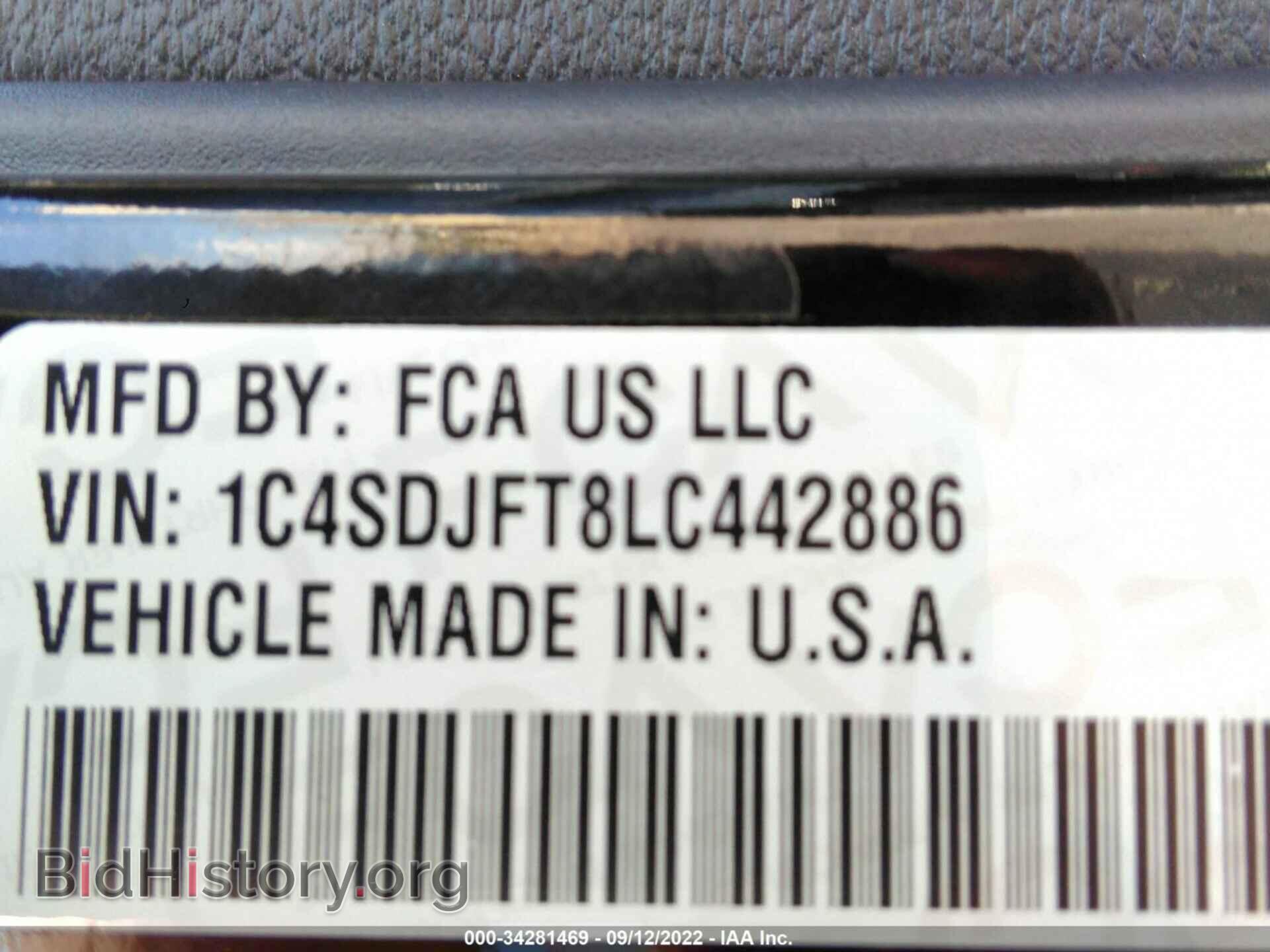 2020 DODGE DURANGO - VIN: 1C4SDJFT8LC442886 - Photo 9