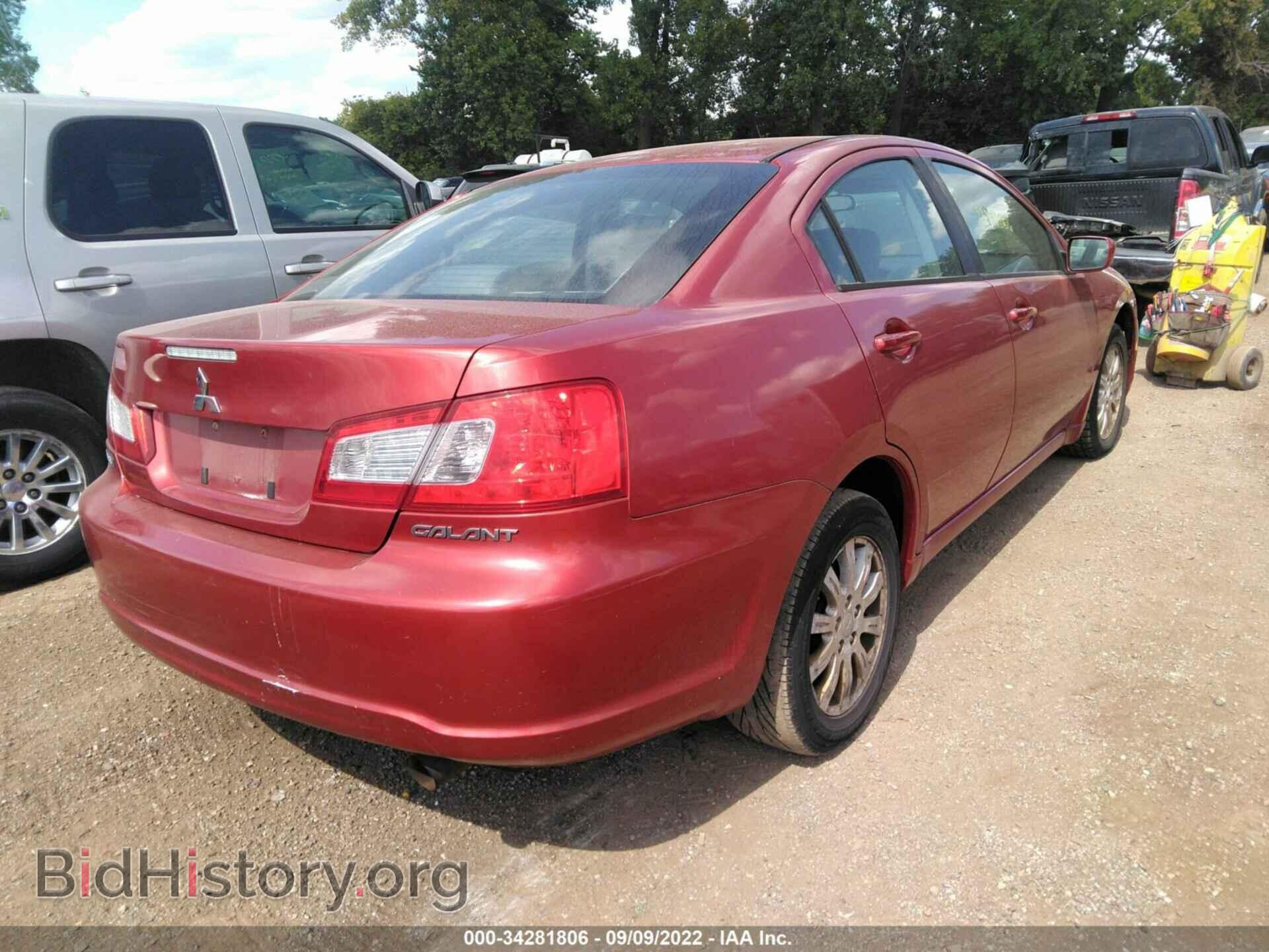 2009 MITSUBISHI GALANT - VIN: 4A3AB36F69E039409 - Фото 4