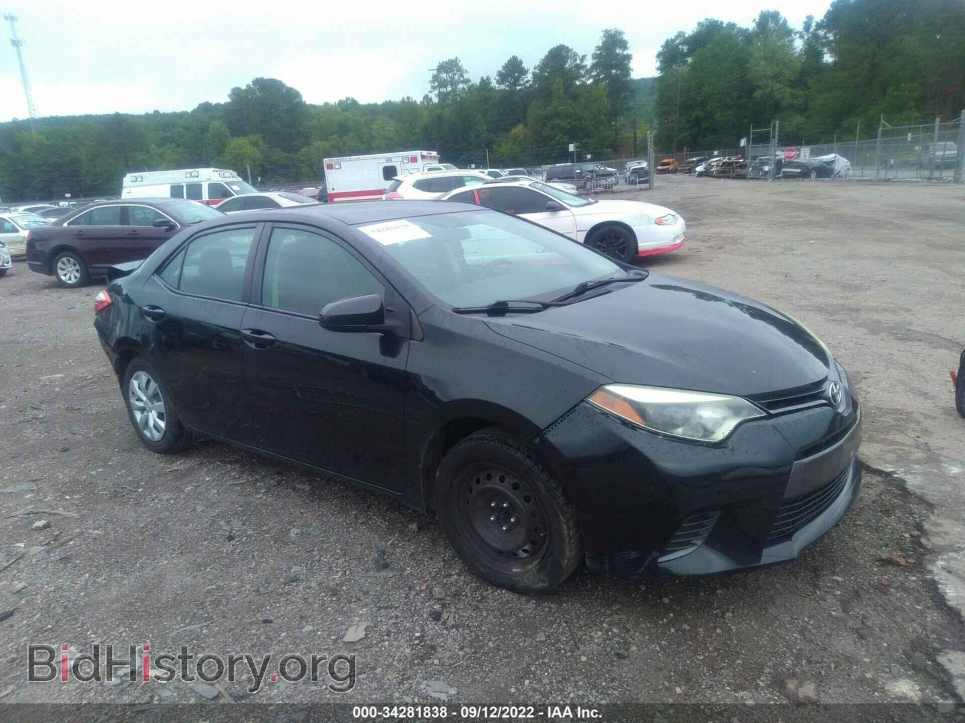 Photo 2T1BURHE7FC355652 - TOYOTA COROLLA 2015