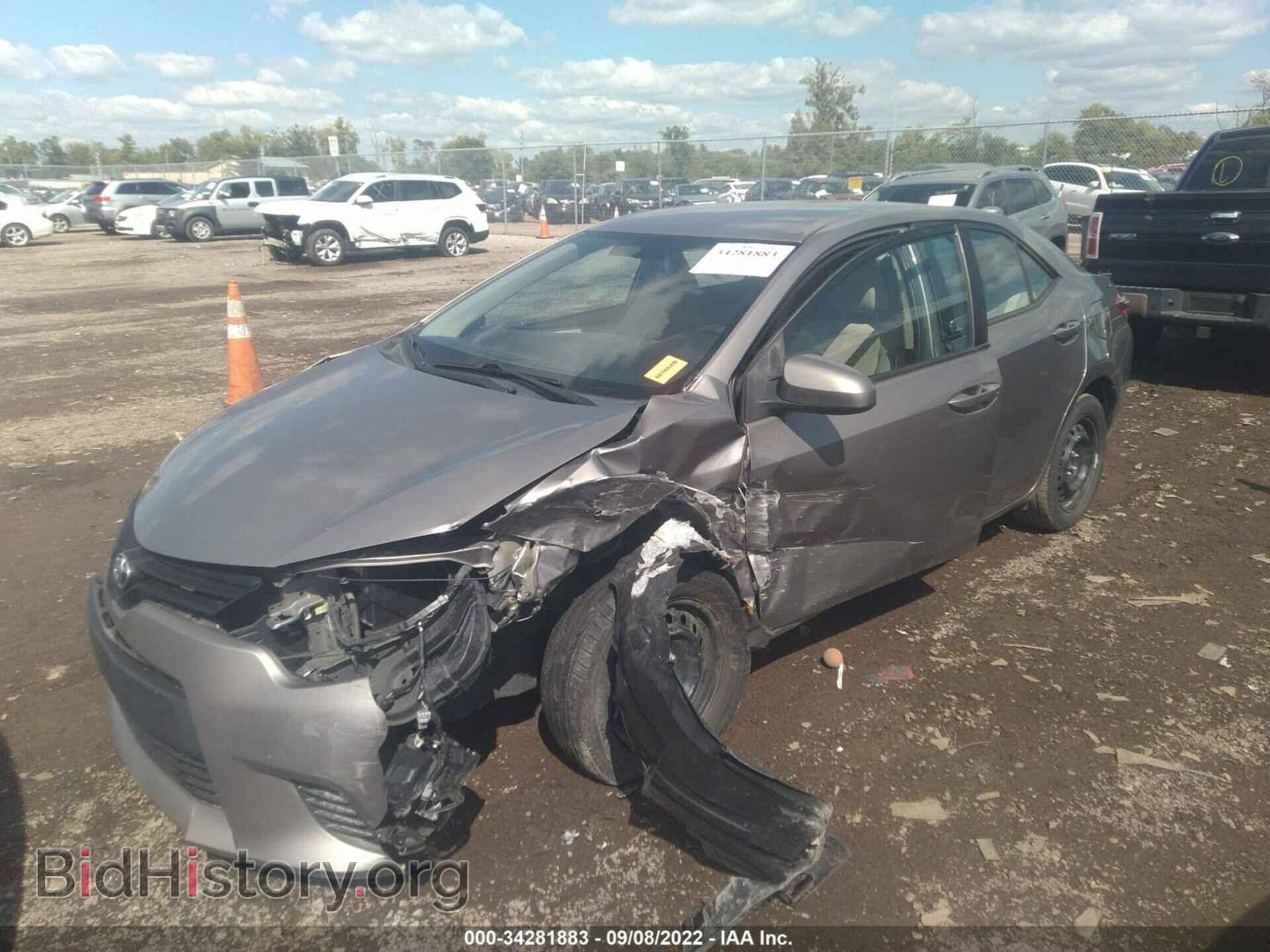 2014 TOYOTA COROLLA - VIN: 2T1BURHE4EC026213 - Фото 2