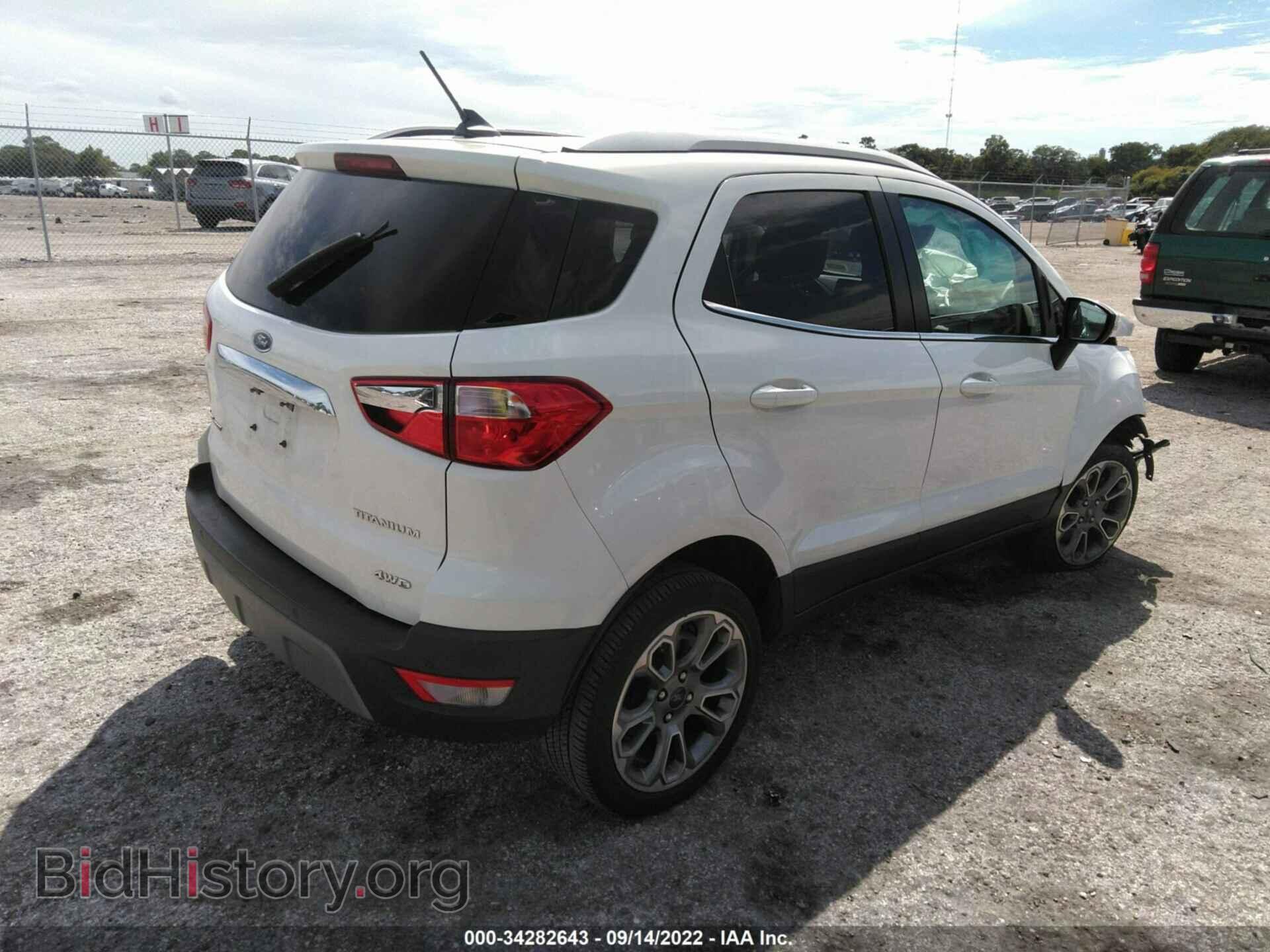 2019 FORD ECOSPORT - VIN: MAJ6S3KL8KC253118 - Фото 4