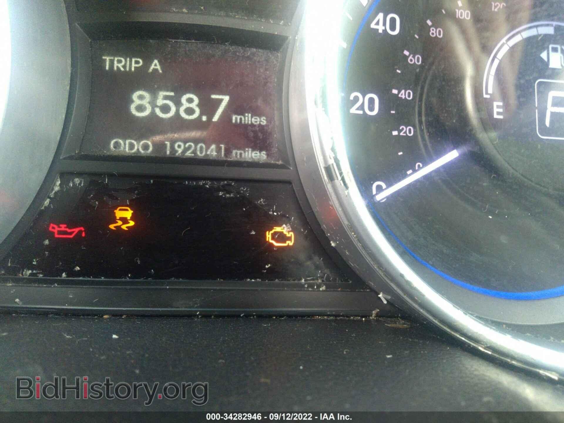 2012 HYUNDAI SONATA - VIN: 5NPEC4AC3CH390824 - Фото 7