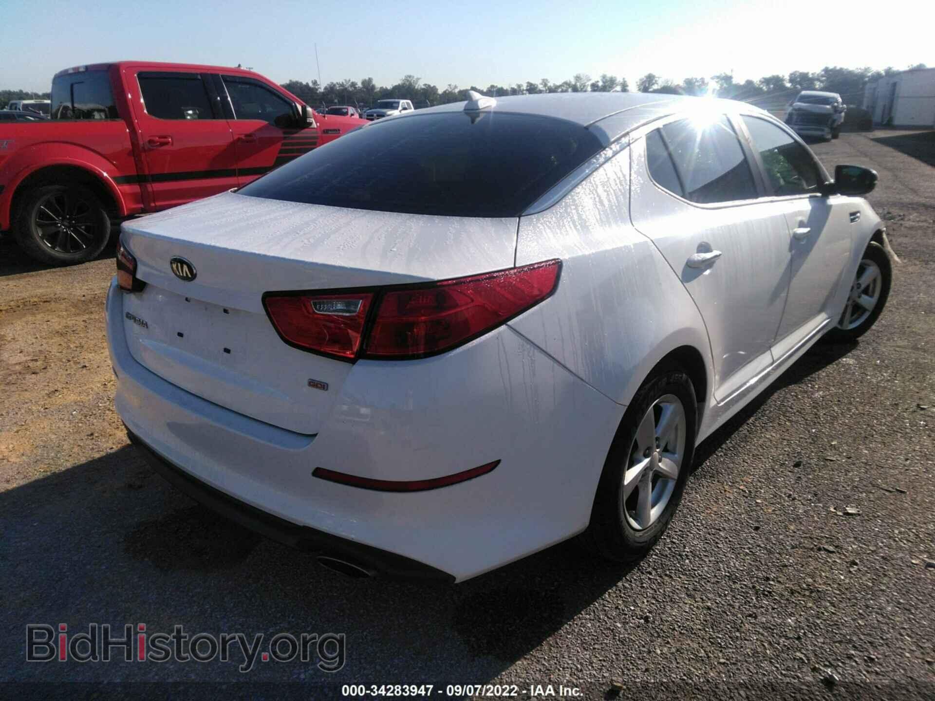 2015 KIA OPTIMA - VIN: KNAGM4A74F5652683 - Фото 4