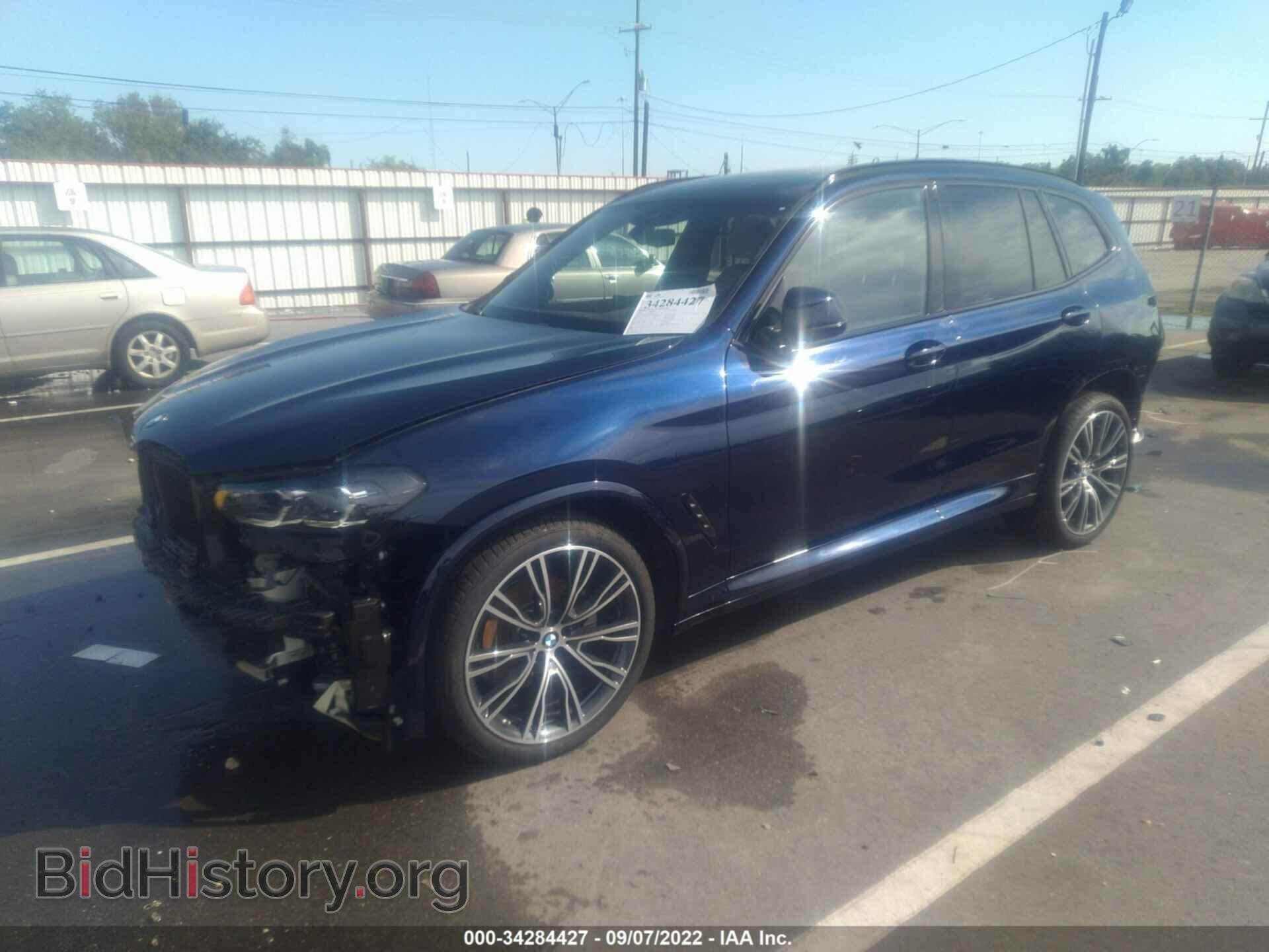 2022 BMW X3 - VIN: 5UX43DP09N9K68942 - Фото 2