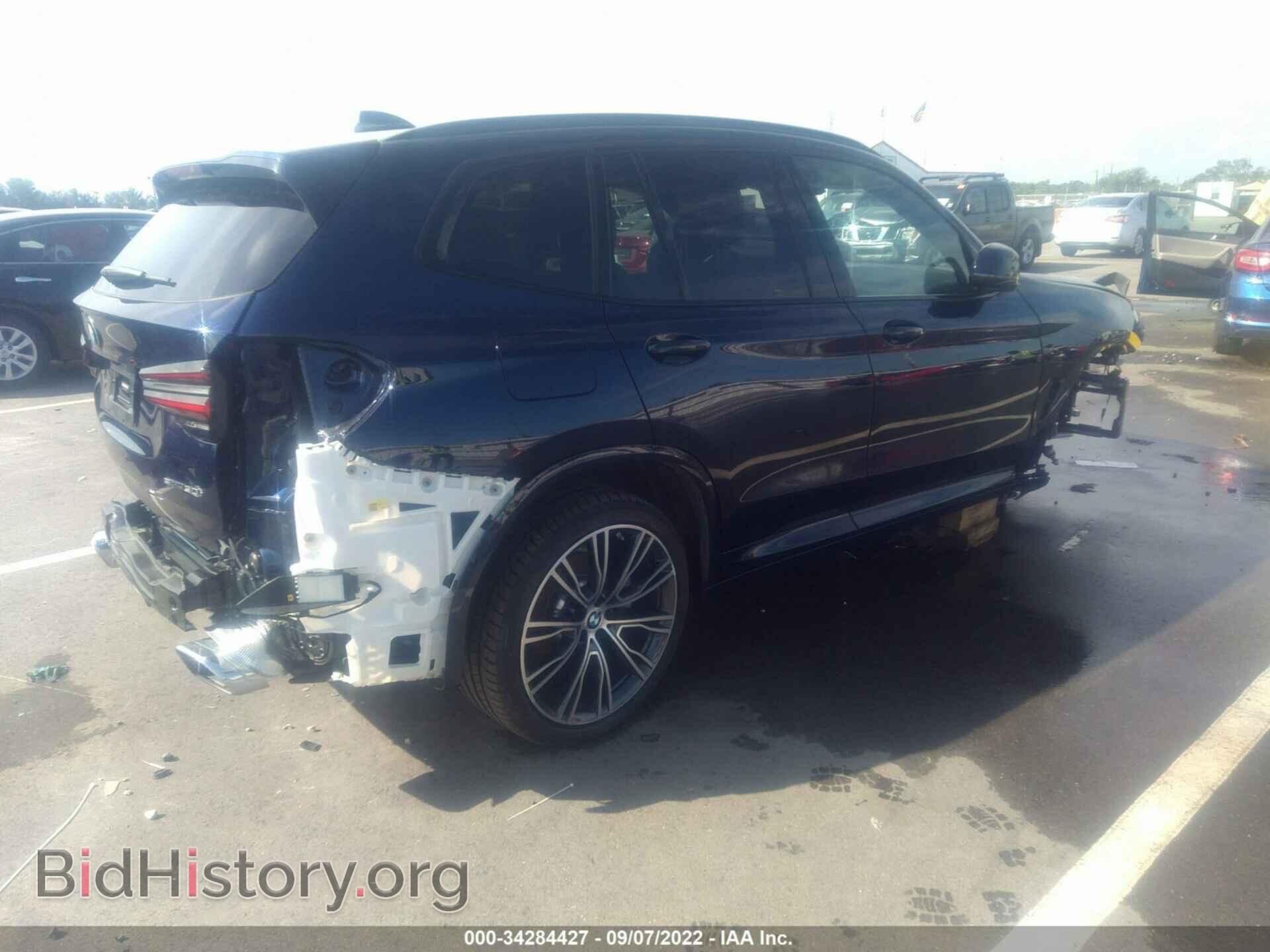 2022 BMW X3 - VIN: 5UX43DP09N9K68942 - Фото 4
