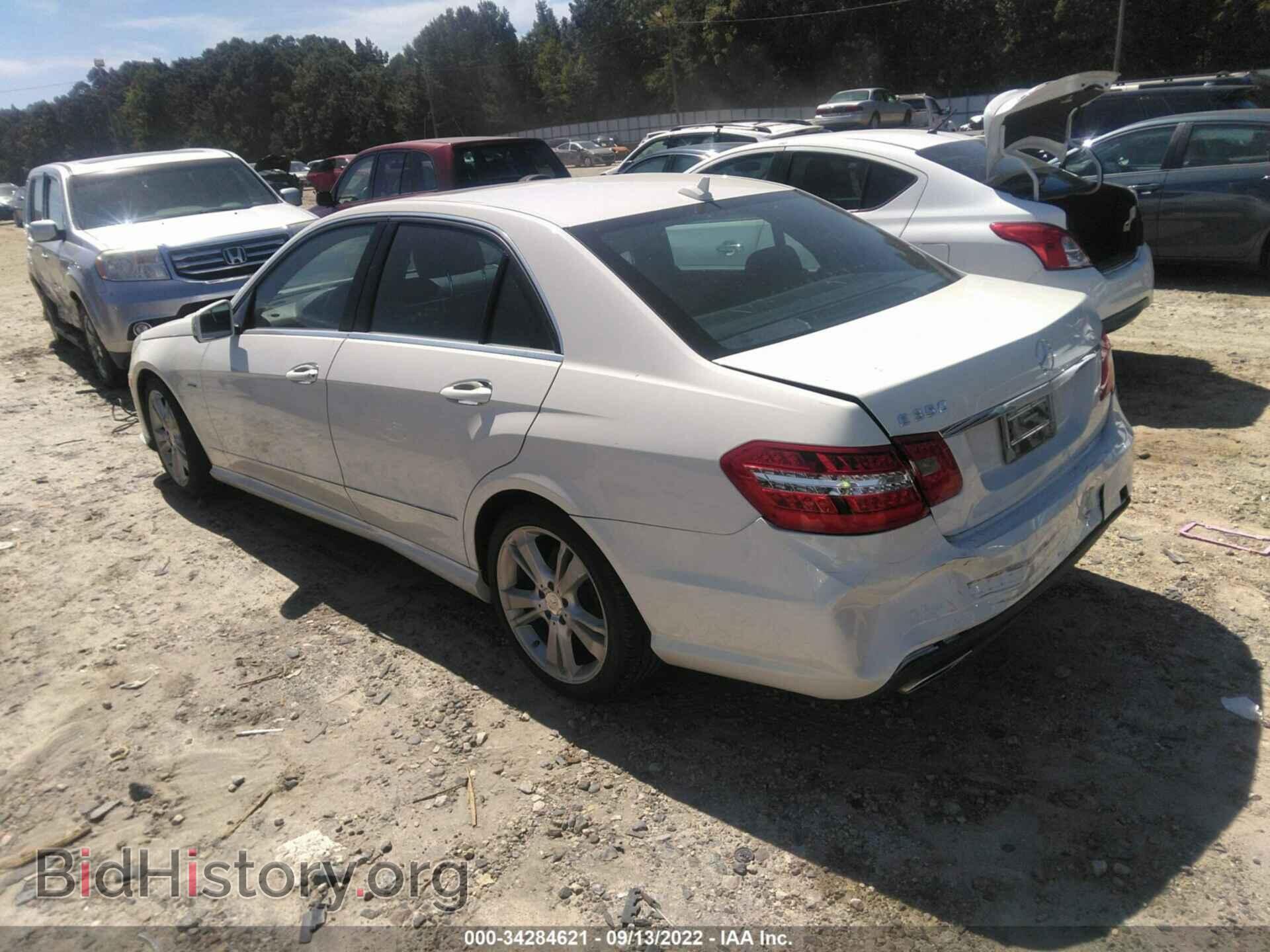 2012 MERCEDES-BENZ E-CLASS - VIN: WDDHF5KBXCA535323 - Фото 3