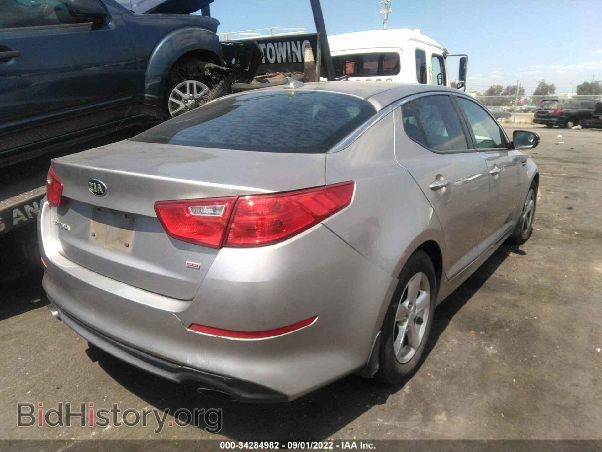 2015 KIA OPTIMA - VIN: KNAGM4A79F5560159 - Фото 4