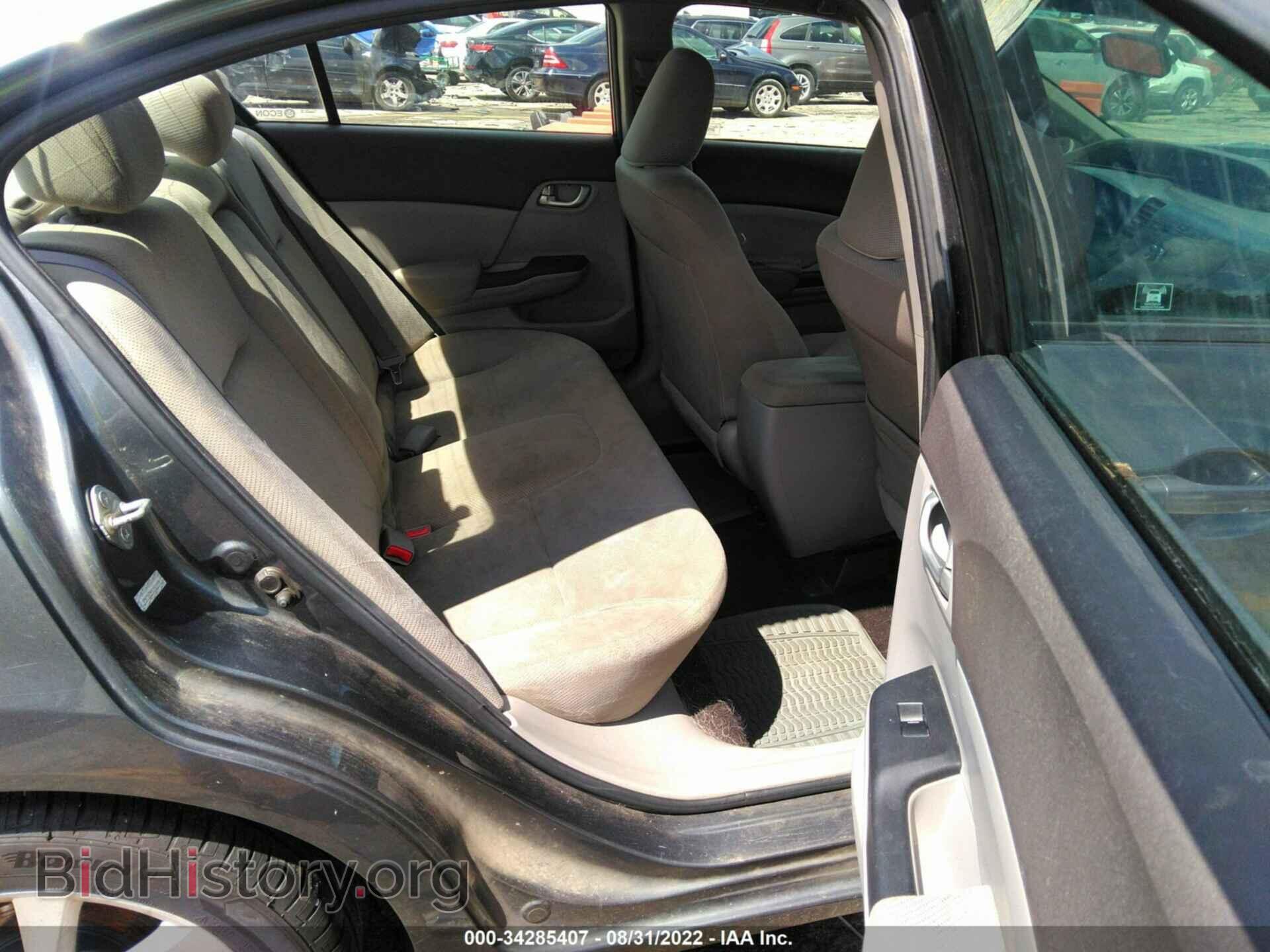 2012 HONDA CIVIC SDN - VIN: 2HGFB2F87CH510540 - Фото 8