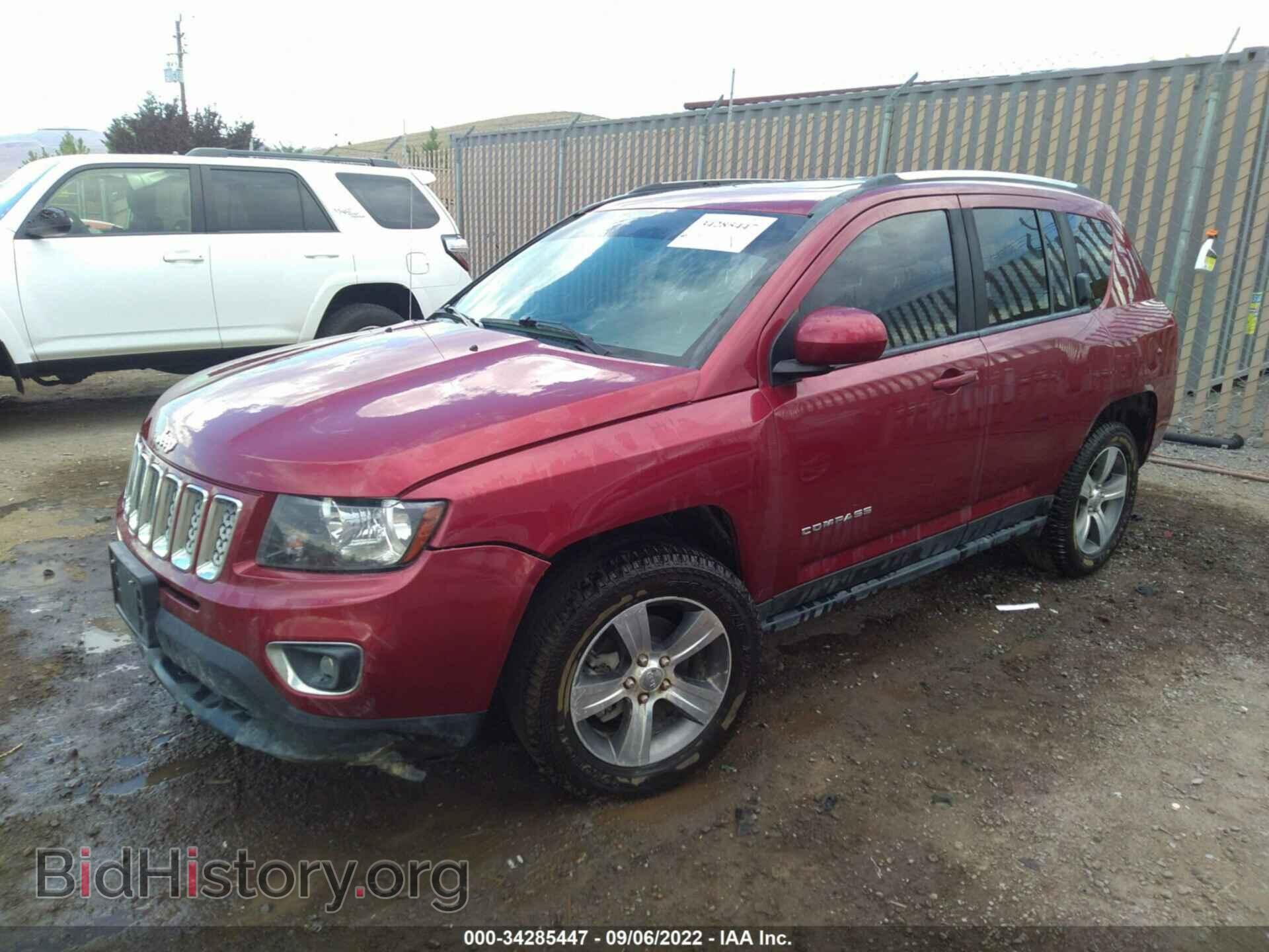 2016 JEEP COMPASS - VIN: 1C4NJDEB2GD799223 - Фото 2