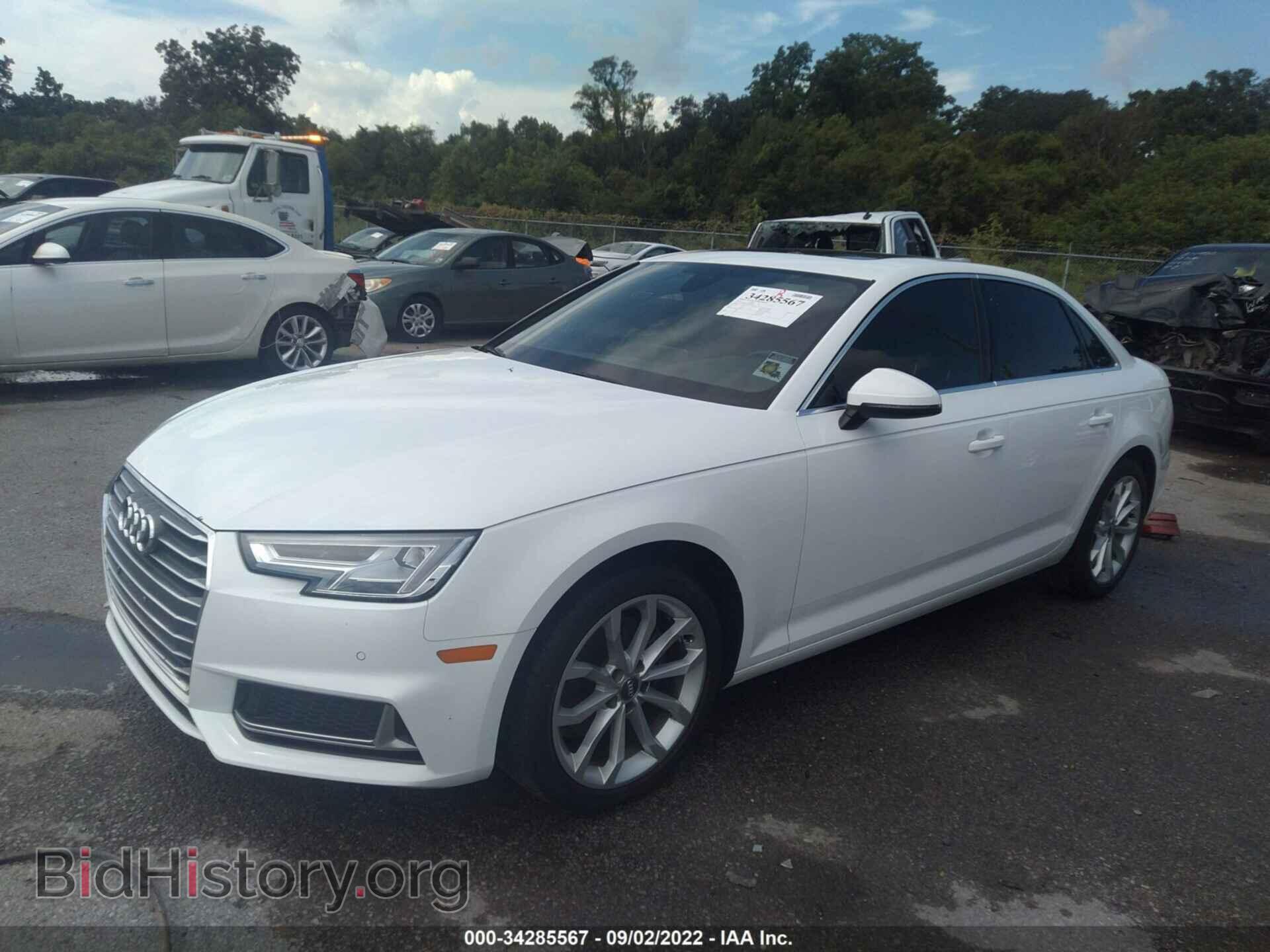 2019 AUDI A4 - VIN: WAUHMAF41KN006318 - Фото 2